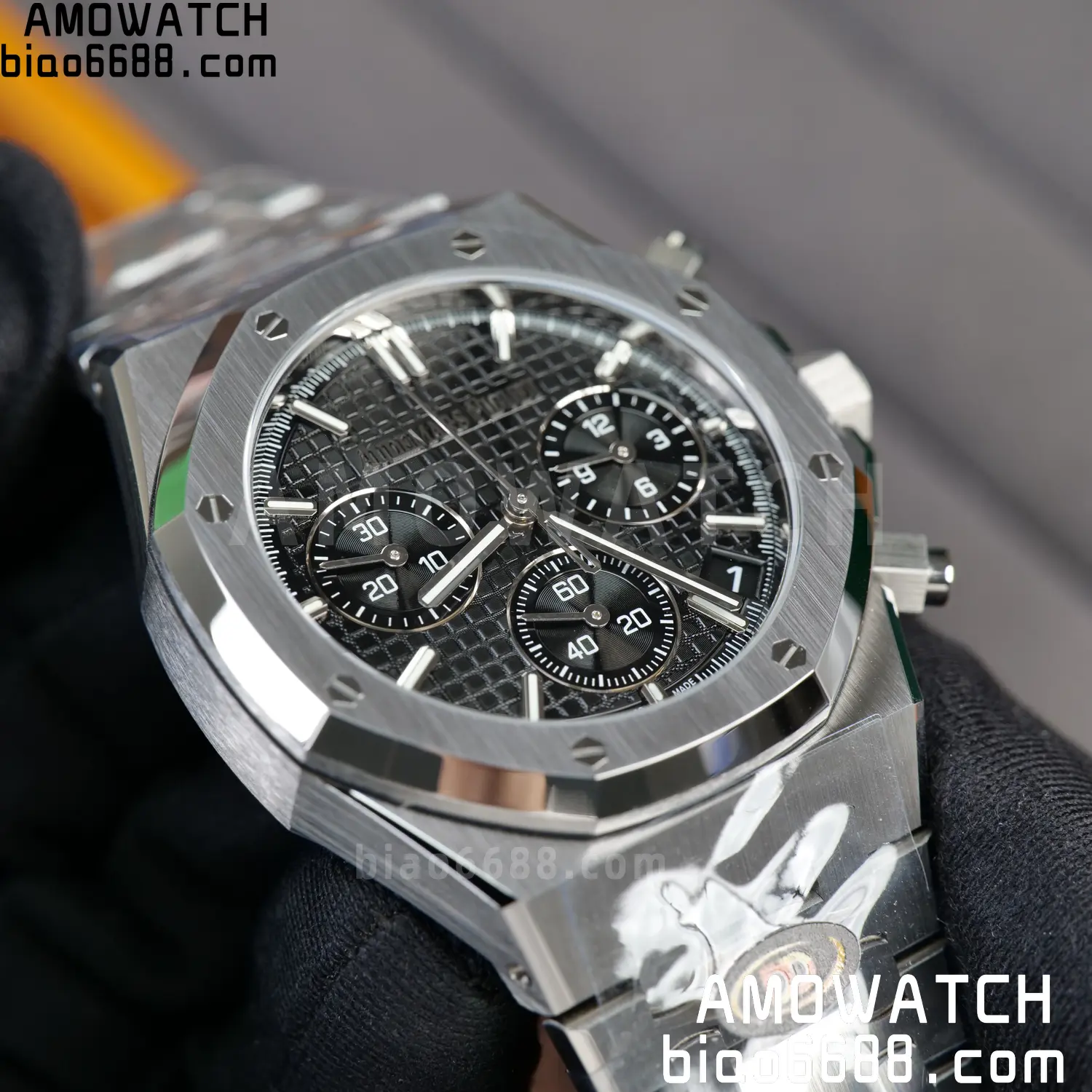 AP Royal Oak Chrono 26240 SS DDF 1:1 Best Edition Black Dial on SS Bracelet DD4401 Super Clone 91 fda24d96ac0d426 AMO Watch