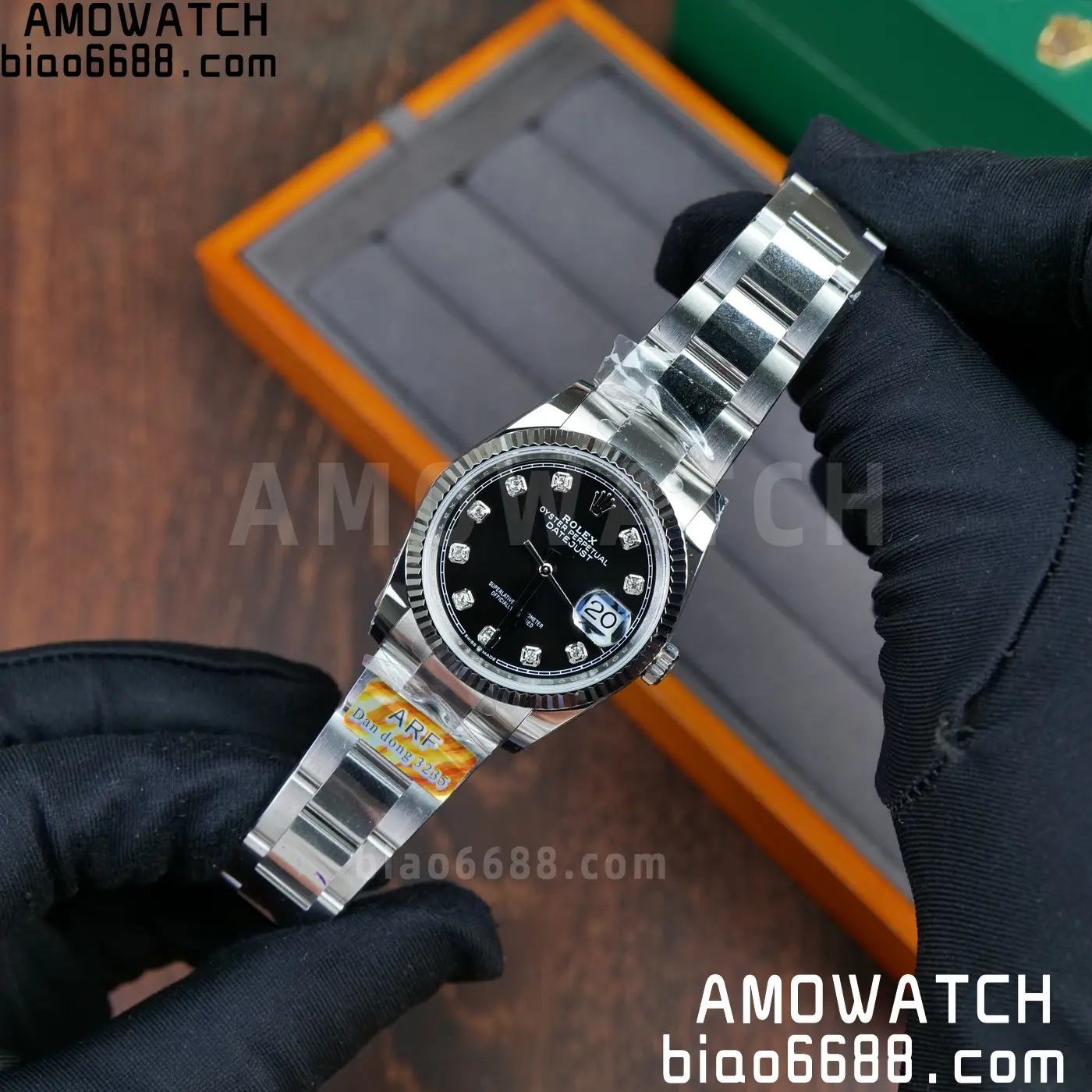 Rolex DateJust m126234 36mm ARF 1:1 Best Edition Gray Dial on Oyster Bracelet DD3235 61 016ba0fd70fdcd8 阿默表行AmoWatch