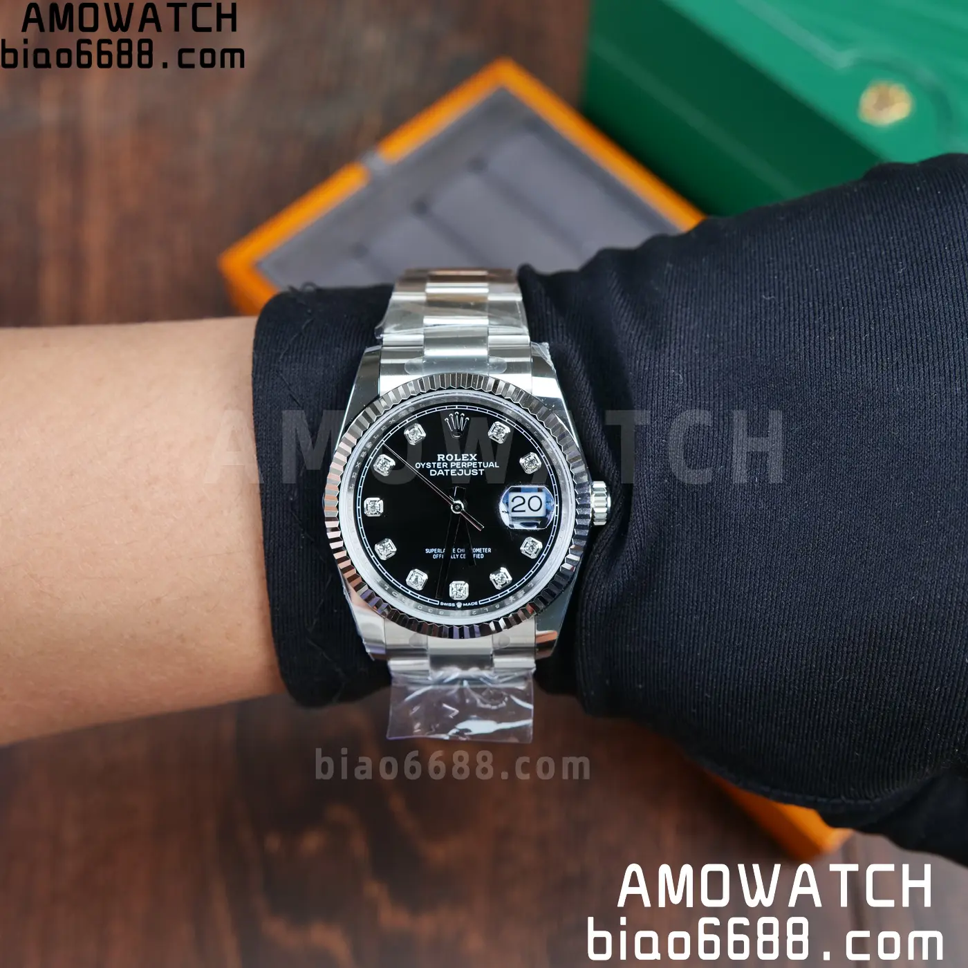 Rolex DateJust m126234 36mm ARF 1:1 Best Edition Gray Dial on Oyster Bracelet DD3235 86 06e5cf05c92b9fd 阿默表行AmoWatch
