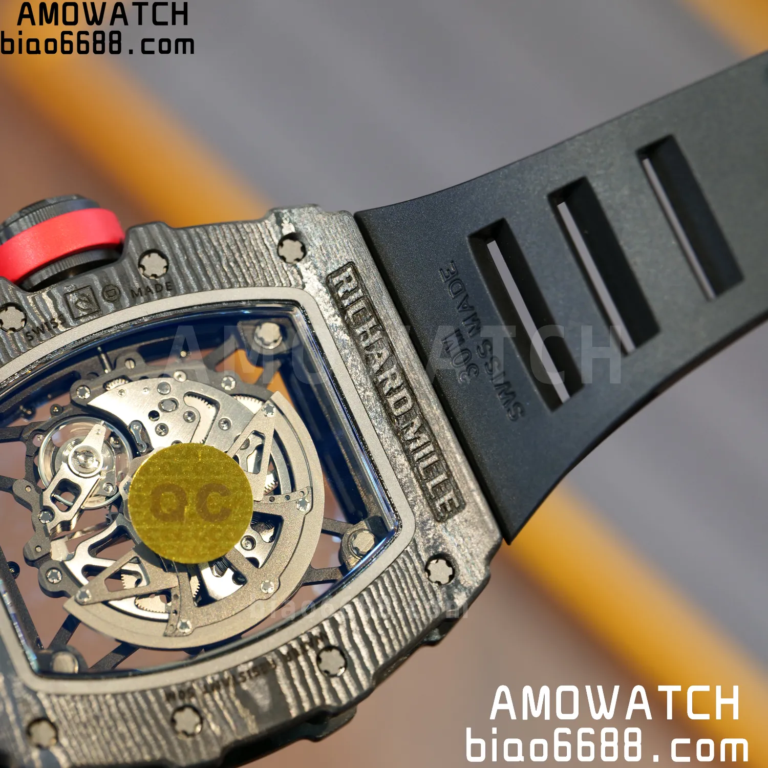 RICHARD MILLE RM35-02 RM3502 NTPT APSF 1:1 Best Edition Black Rubber Strap RMAL1 Super Clone (Free Sprung) V2 99 085efae5affef1f 阿默表行AmoWatch