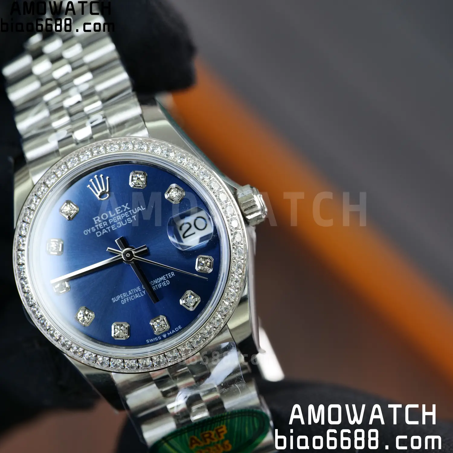 Rolex DateJust 31 278384 ARF 1:1 Best Edition 904L Steel Blue Diamond Dial Diamond bezel on SS Jubilee Bracelet 65 103306a2f01fb4a 阿默表行AmoWatch