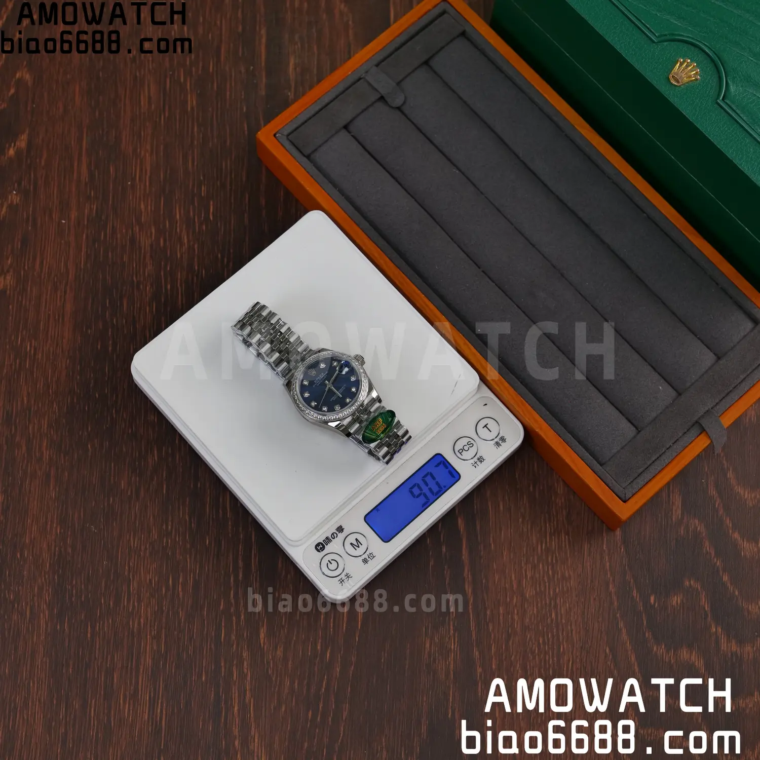 Rolex DateJust 31 278384 ARF 1:1 Best Edition 904L Steel Blue Diamond Dial Diamond bezel on SS Jubilee Bracelet 53 1689179a926fe16 阿默表行AmoWatch