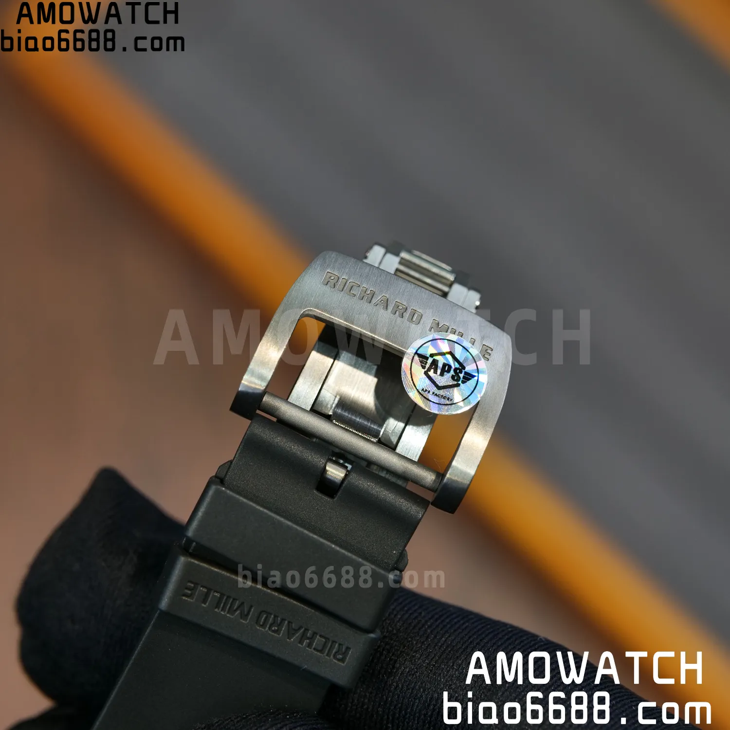RICHARD MILLE RM35-02 RM3502 NTPT APSF 1:1 Best Edition Black Rubber Strap RMAL1 Super Clone (Free Sprung) V2 102 1a9cbb662c0d1cc 阿默表行AmoWatch