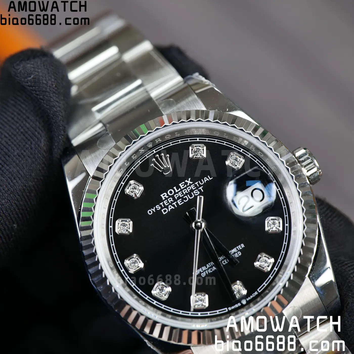 Rolex DateJust m126234 36mm ARF 1:1 Best Edition Gray Dial on Oyster Bracelet DD3235 76 2375582cfcbede2 阿默表行AmoWatch