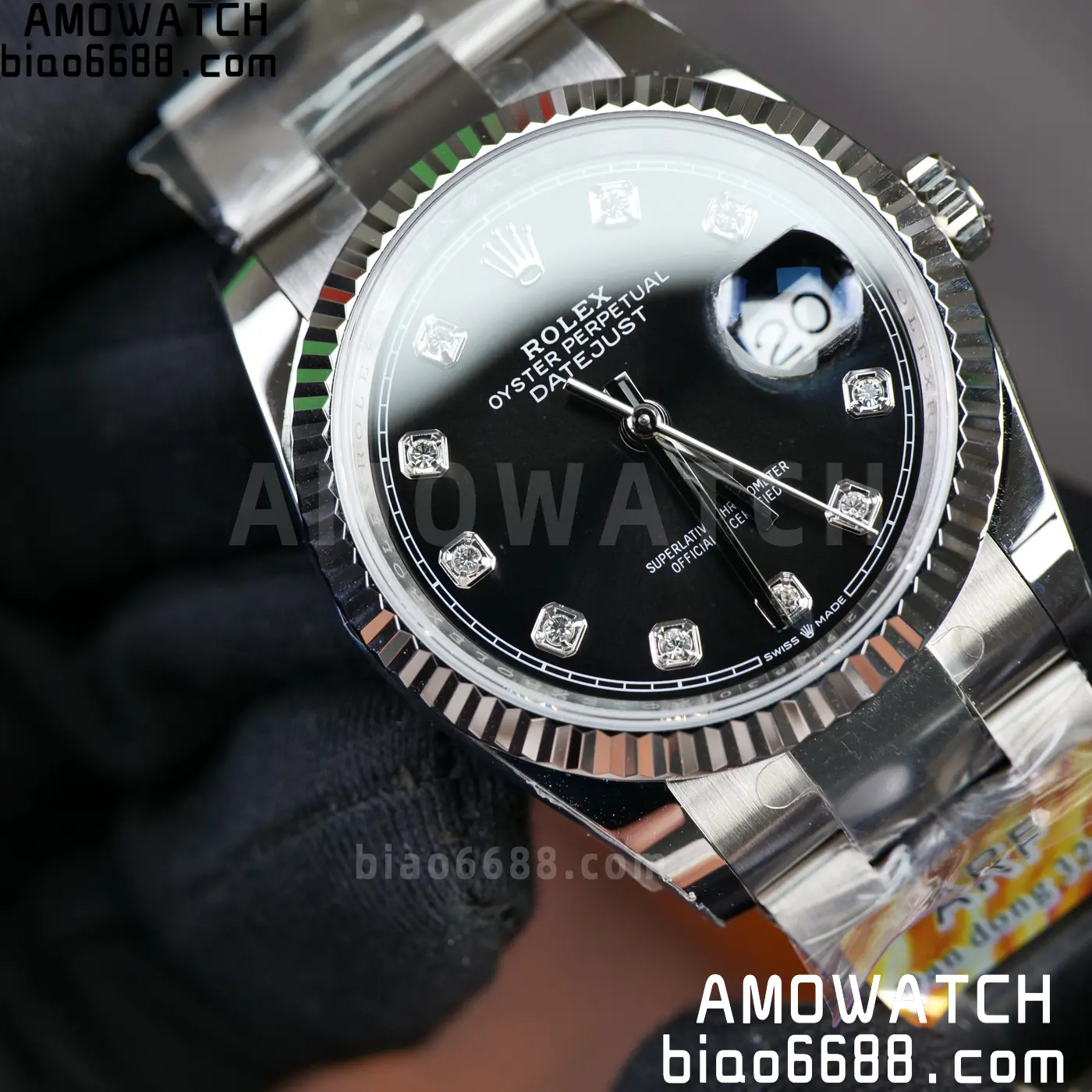 Rolex DateJust m126234 36mm ARF 1:1 Best Edition Gray Dial on Oyster Bracelet DD3235 74 260252795c95448 阿默表行AmoWatch