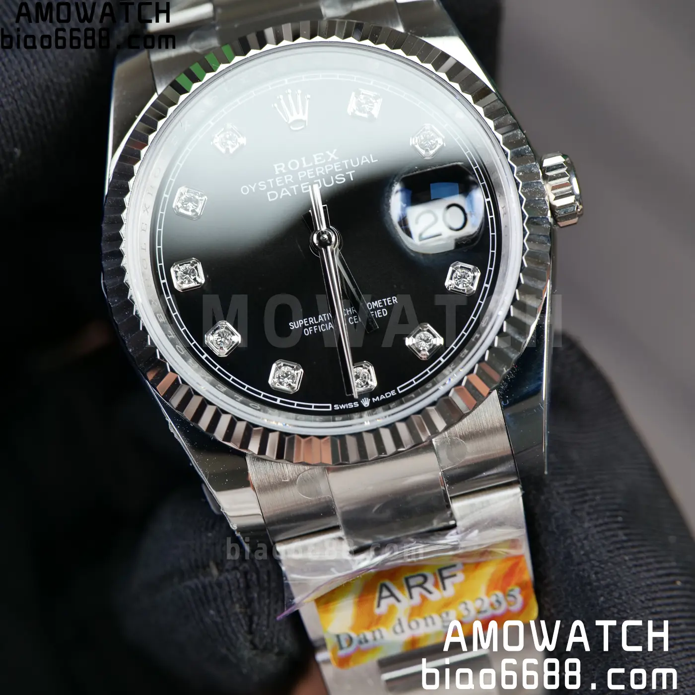 Rolex DateJust m126234 36mm ARF 1:1 Best Edition Gray Dial on Oyster Bracelet DD3235 75 328ec51a49b3f88 阿默表行AmoWatch