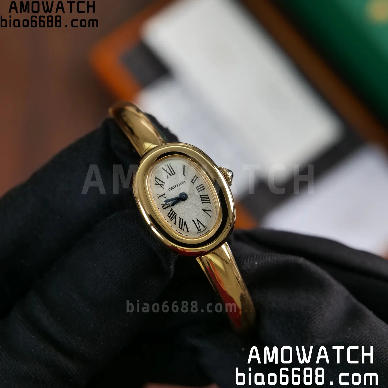 Cartier Baignoire 18.7mm YG WGBA0035 BBAF 1:1 Best Edition White Dial on YG Bracelet Ronda Quartz 67 35b49d7b1631528 AMO Watch