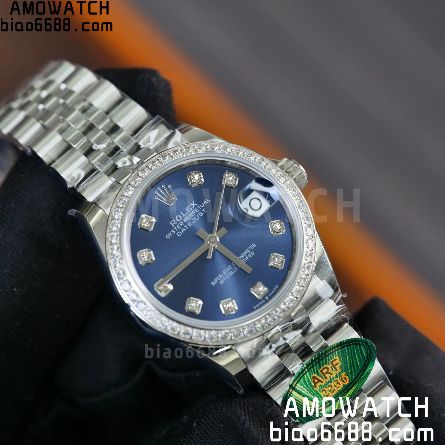 Rolex DateJust 31 278384 ARF 1:1 Best Edition 904L Steel Blue Diamond Dial Diamond bezel on SS Jubilee Bracelet 62 3a017fbcd1ba8e1 阿默表行AmoWatch