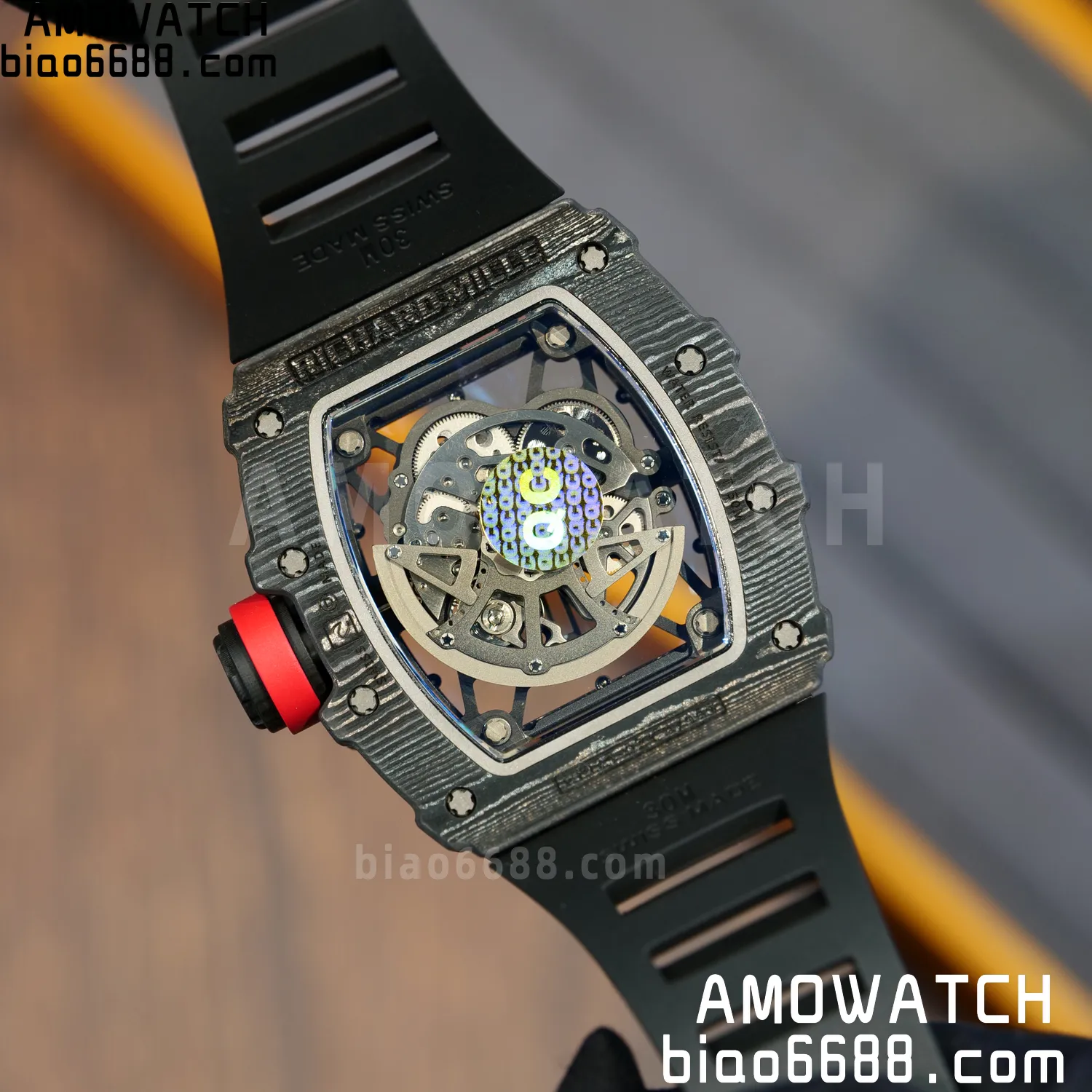 RICHARD MILLE RM35-02 RM3502 NTPT APSF 1:1 Best Edition Black Rubber Strap RMAL1 Super Clone (Free Sprung) V2 95 5032d8ef353a50d 阿默表行AmoWatch