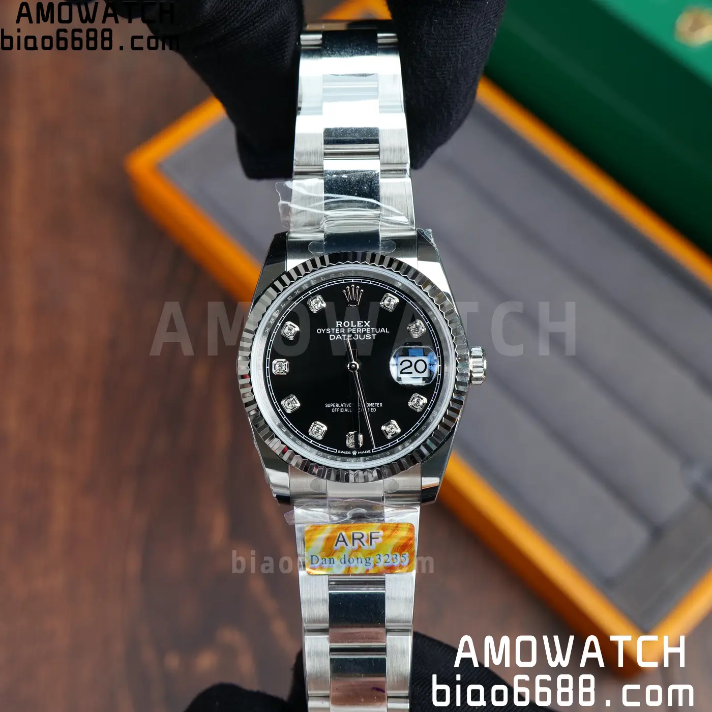 Rolex DateJust m126234 36mm ARF 1:1 Best Edition Gray Dial on Oyster Bracelet DD3235 64 60cfaace066f746 阿默表行AmoWatch
