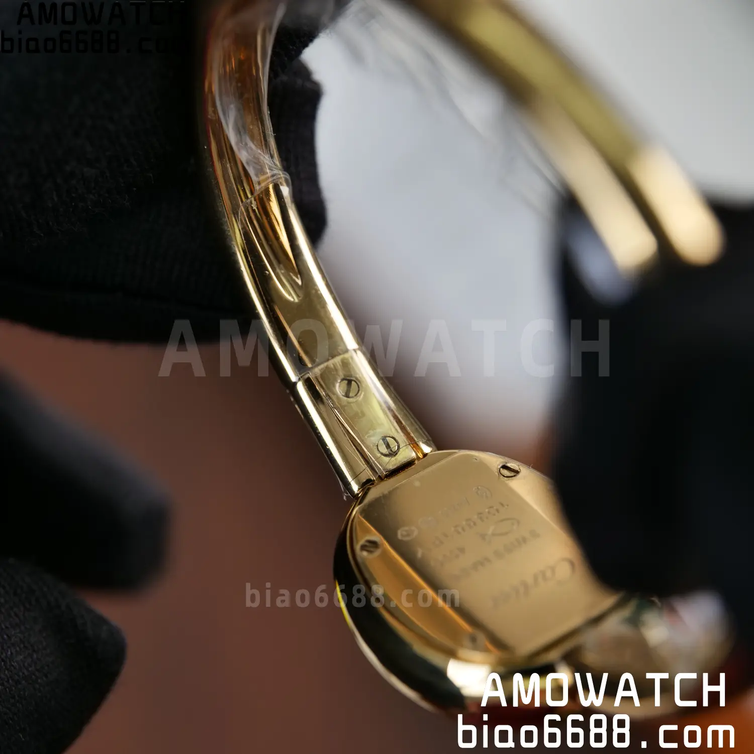 Cartier Baignoire 18.7mm YG WGBA0035 BBAF 1:1 Best Edition White Dial on YG Bracelet Ronda Quartz 88 64c5592778404fe AMO Watch