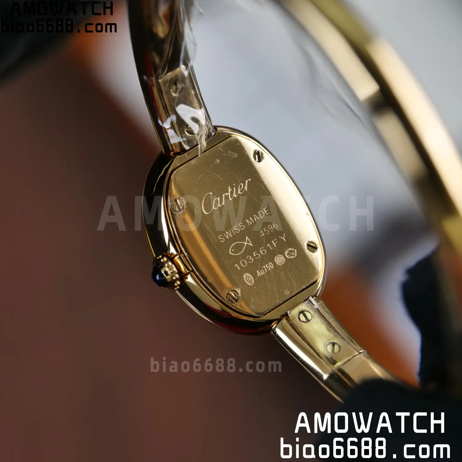 Cartier Baignoire 18.7mm YG WGBA0035 BBAF 1:1 Best Edition White Dial on YG Bracelet Ronda Quartz 87 651f73ded278007 AMO Watch