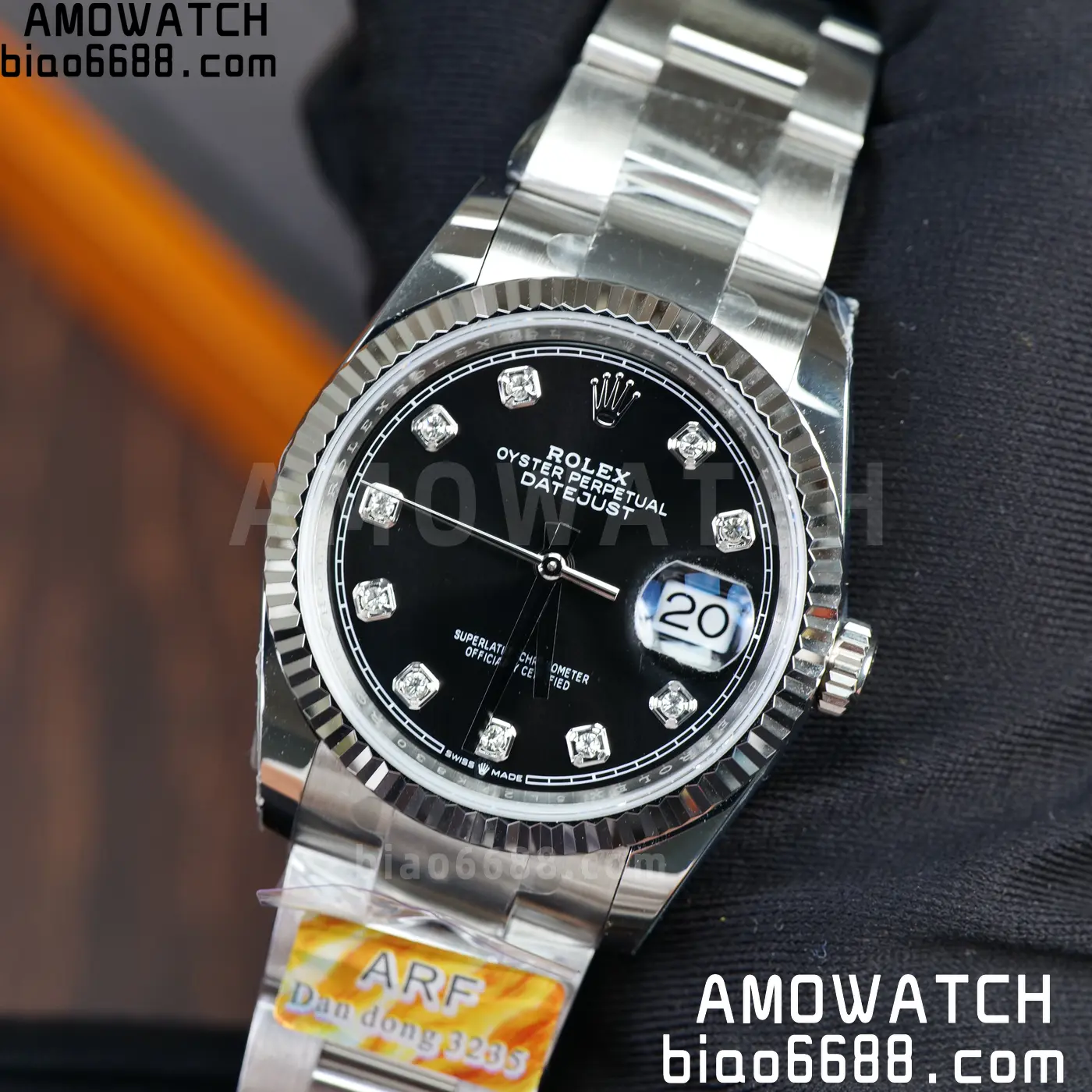 Rolex DateJust m126234 36mm ARF 1:1 Best Edition Gray Dial on Oyster Bracelet DD3235 78 672b3526aaadcde 阿默表行AmoWatch
