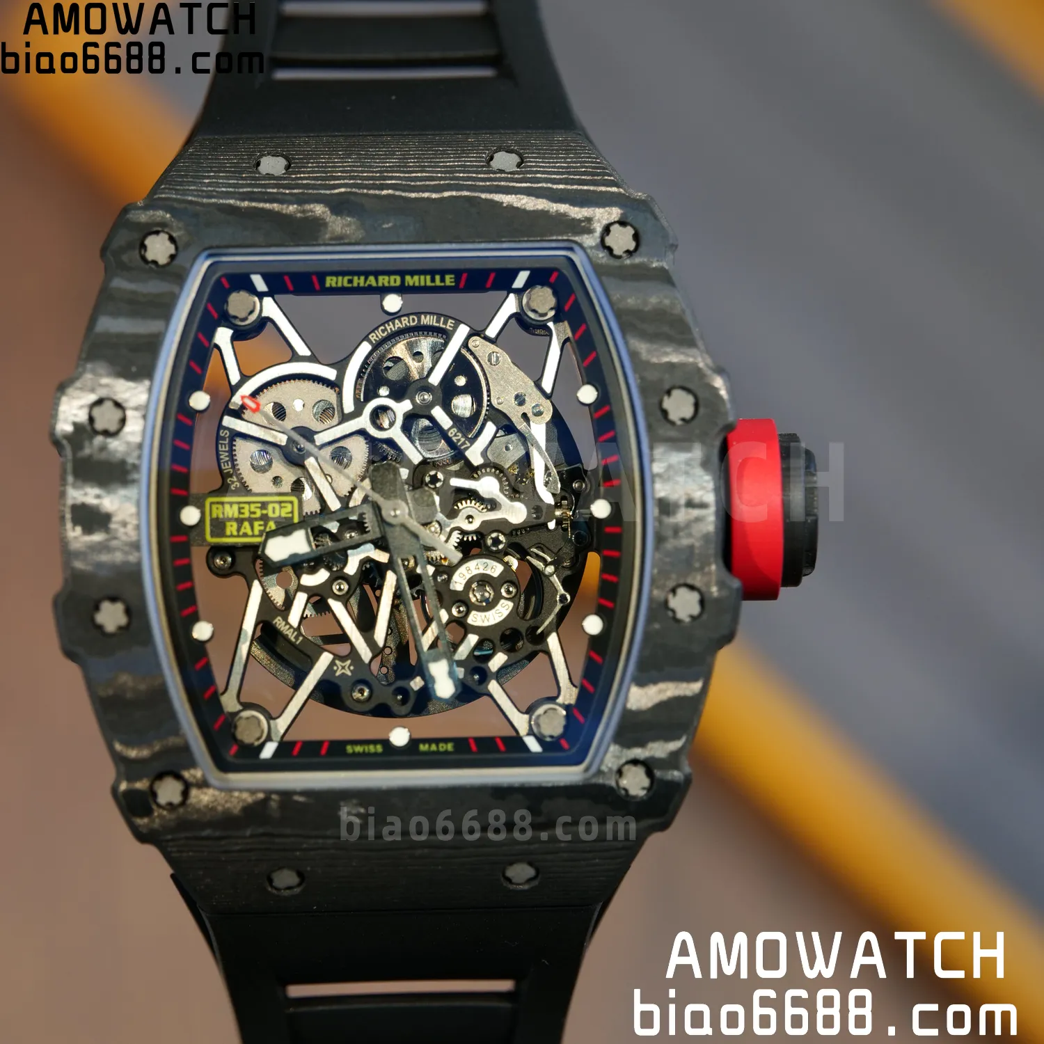 RICHARD MILLE RM35-02 RM3502 NTPT APSF 1:1 Best Edition Black Rubber Strap RMAL1 Super Clone (Free Sprung) V2 82 8aa608e392ba2c4 阿默表行AmoWatch