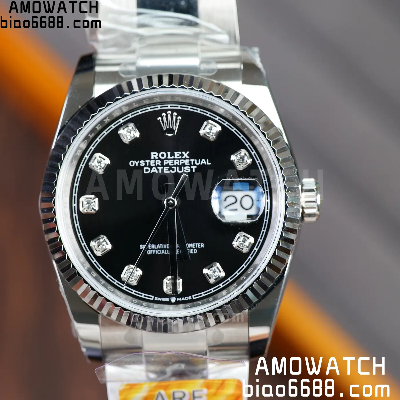 Rolex DateJust m126234 36mm ARF 1:1 Best Edition Gray Dial on Oyster Bracelet DD3235 65 a59e83939b44535 阿默表行AmoWatch