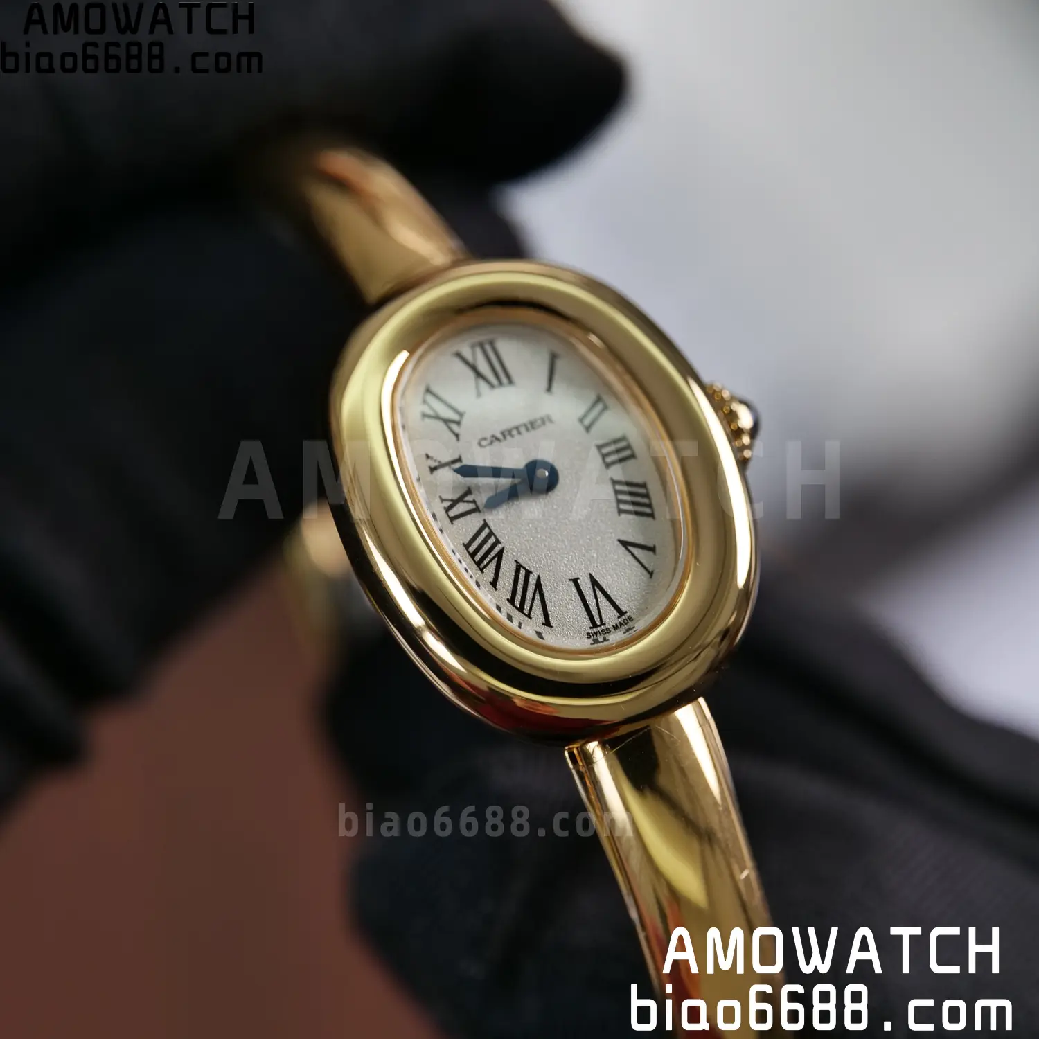 Cartier Baignoire 18.7mm YG WGBA0035 BBAF 1:1 Best Edition White Dial on YG Bracelet Ronda Quartz 82 a9d129446078290 AMO Watch