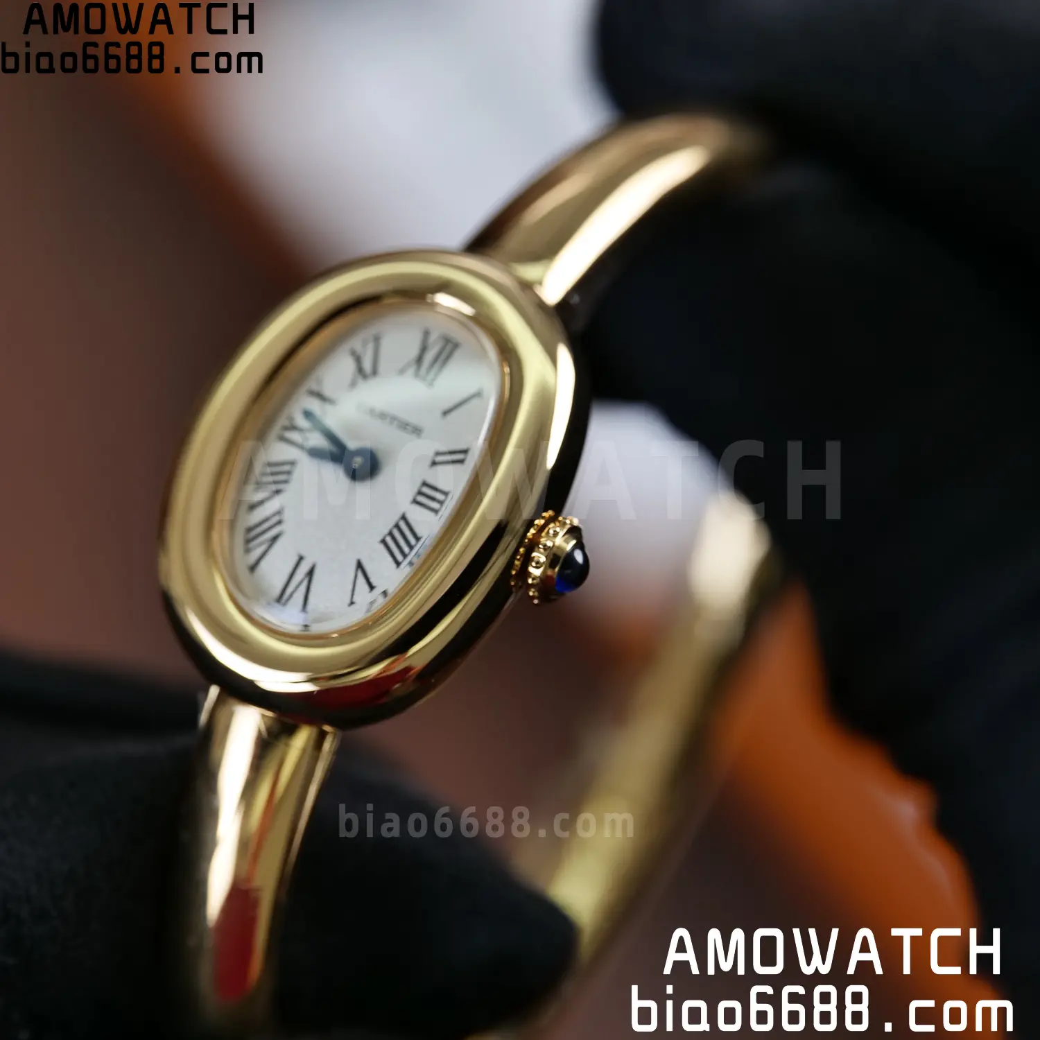 Cartier Baignoire 18.7mm YG WGBA0035 BBAF 1:1 Best Edition White Dial on YG Bracelet Ronda Quartz 77 b071689c9f06d03 AMO Watch