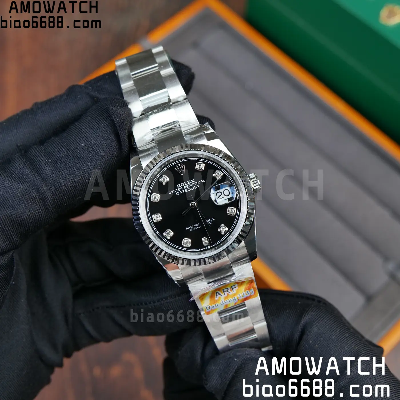 Rolex DateJust m126234 36mm ARF 1:1 Best Edition Gray Dial on Oyster Bracelet DD3235 60 b235e365fd0276c 阿默表行AmoWatch