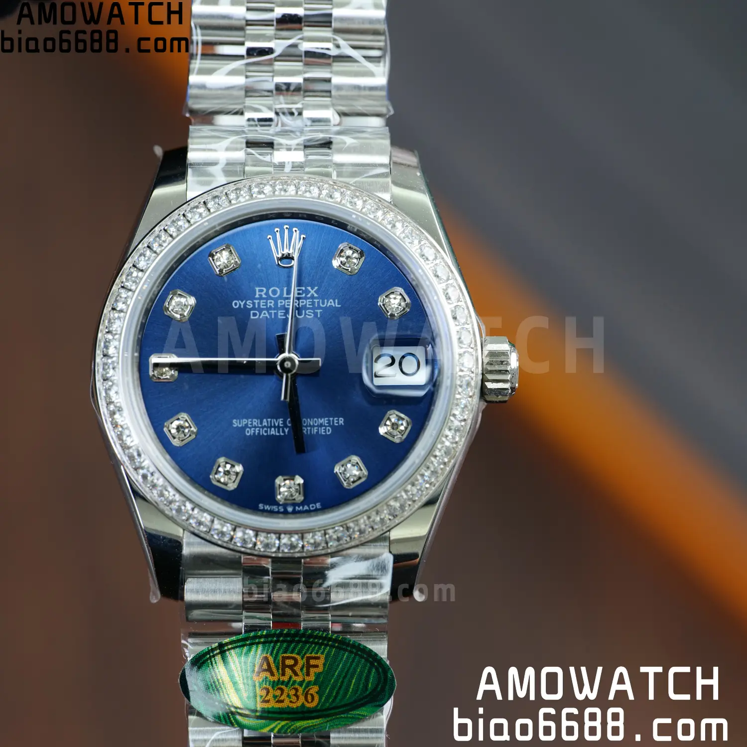 Rolex DateJust 31 278384 ARF 1:1 Best Edition 904L Steel Blue Diamond Dial Diamond bezel on SS Jubilee Bracelet 61 b3b728ee7226cb0 阿默表行AmoWatch