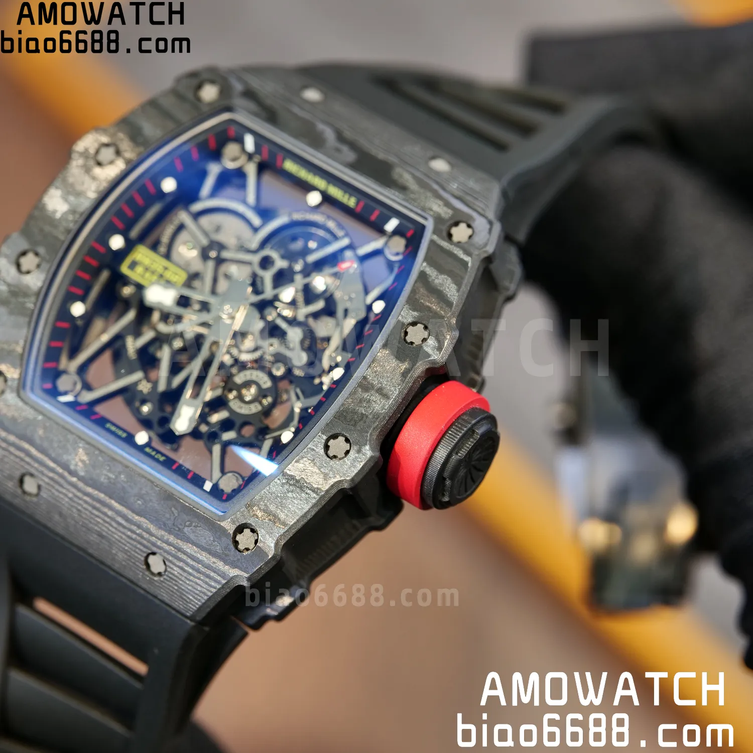RICHARD MILLE RM35-02 RM3502 NTPT APSF 1:1 Best Edition Black Rubber Strap RMAL1 Super Clone (Free Sprung) V2 86 c198eb1adde8e15 阿默表行AmoWatch