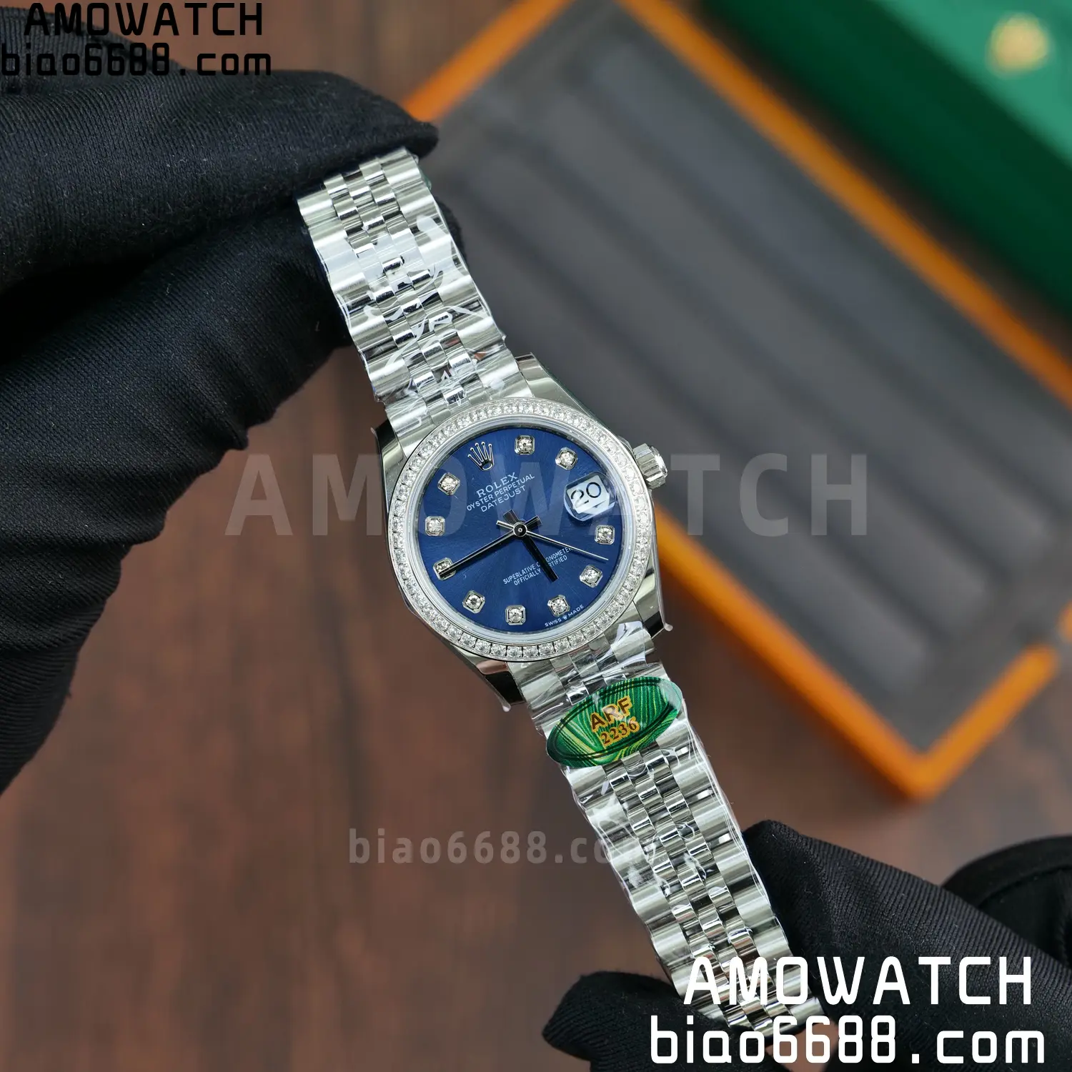 Rolex DateJust 31 278384 ARF 1:1 Best Edition 904L Steel Blue Diamond Dial Diamond bezel on SS Jubilee Bracelet 54 cf6e8f33335d13f 阿默表行AmoWatch