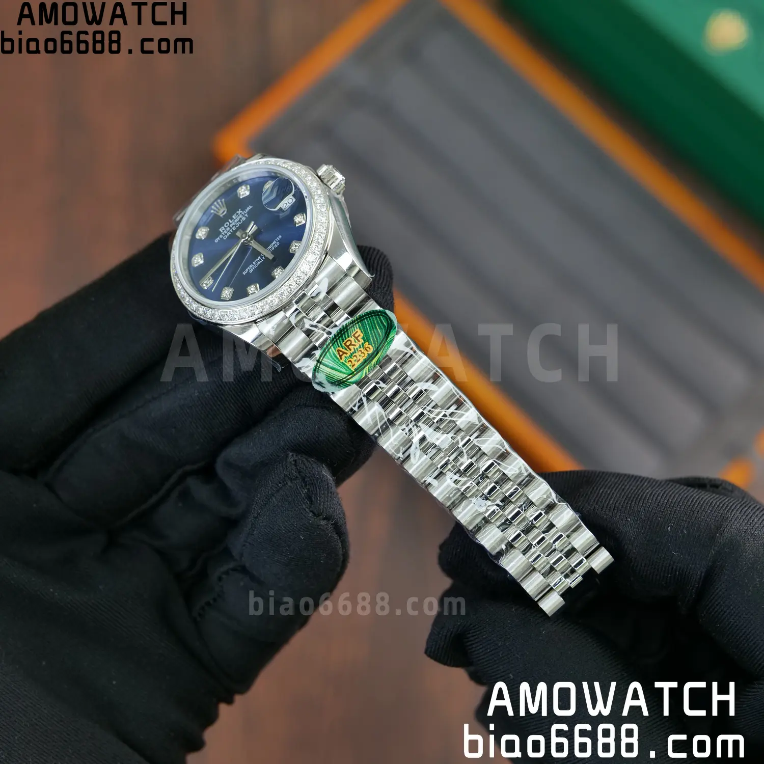 Rolex DateJust 31 278384 ARF 1:1 Best Edition 904L Steel Blue Diamond Dial Diamond bezel on SS Jubilee Bracelet 59 dd125d82344b478 阿默表行AmoWatch