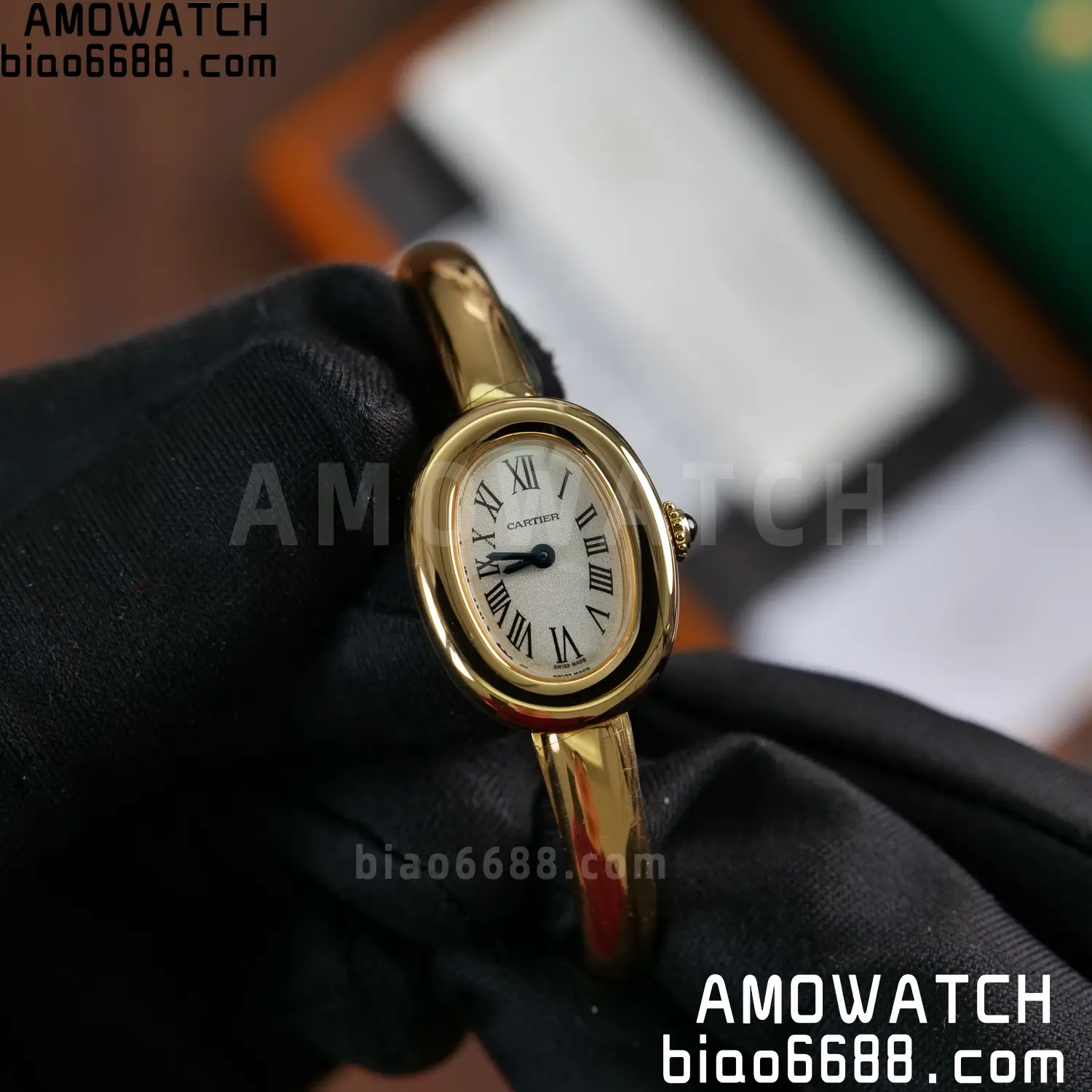 Cartier Baignoire 18.7mm YG WGBA0035 BBAF 1:1 Best Edition White Dial on YG Bracelet Ronda Quartz 68 df4c5763935afd5 AMO Watch