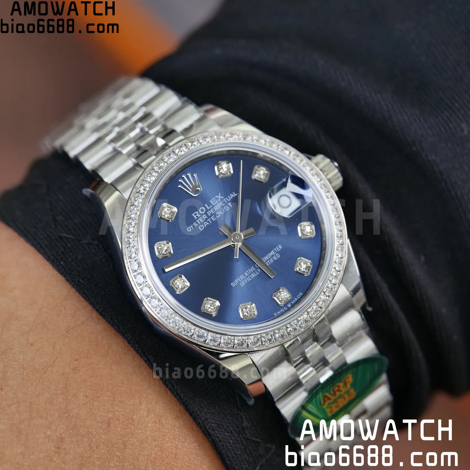 Rolex DateJust 31 278384 ARF 1:1 Best Edition 904L Steel Blue Diamond Dial Diamond bezel on SS Jubilee Bracelet 77 e889278106fbaaa 阿默表行AmoWatch