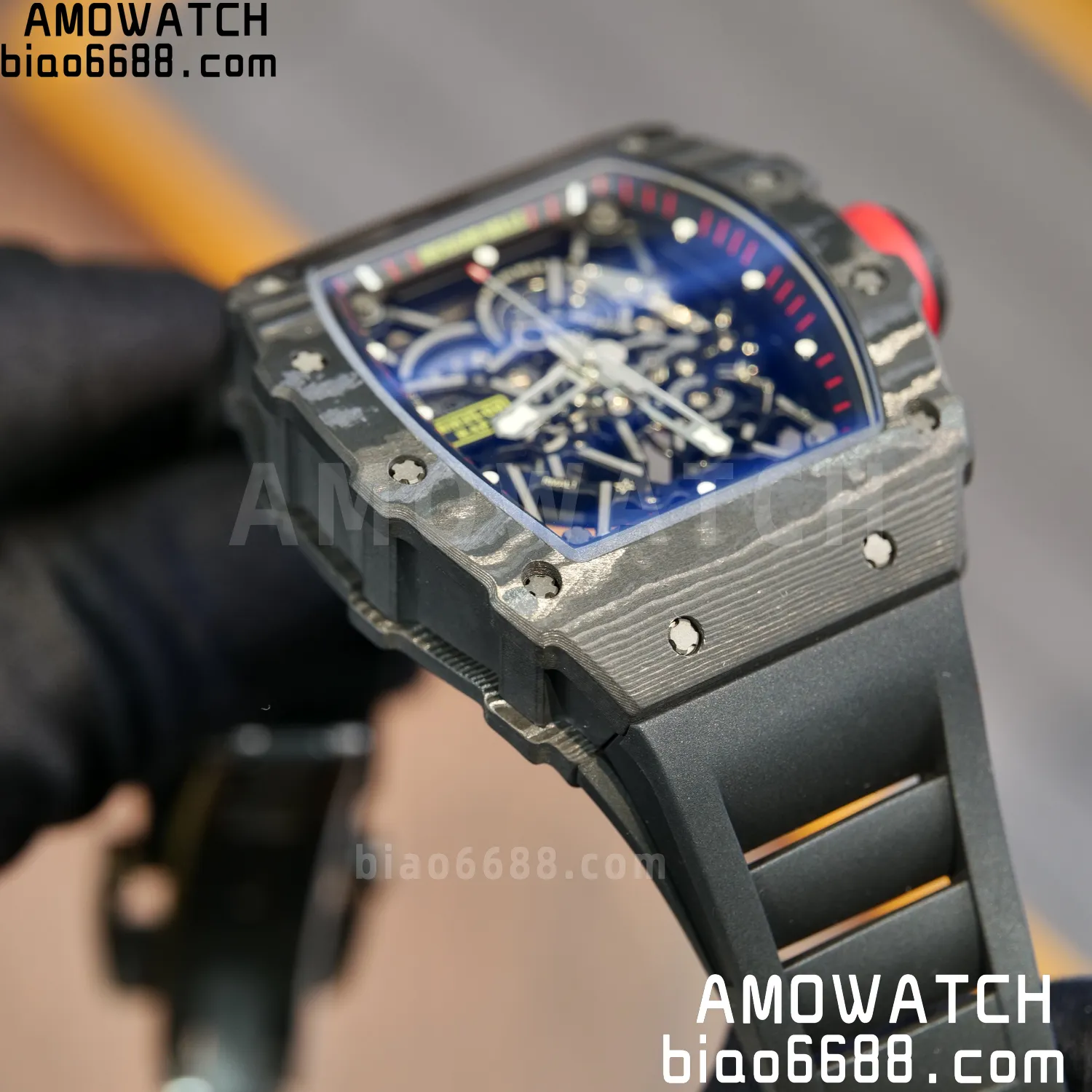 RICHARD MILLE RM35-02 RM3502 NTPT APSF 1:1 Best Edition Black Rubber Strap RMAL1 Super Clone (Free Sprung) V2 84 fbac68e92ddbb9b 阿默表行AmoWatch