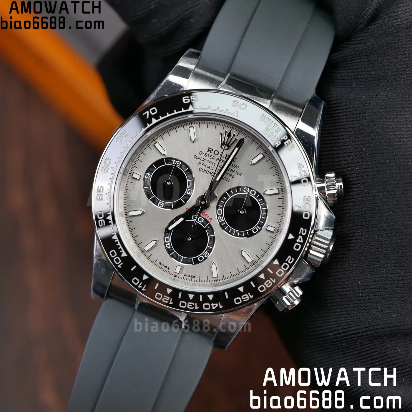Rolex Daytona 126519 SS ARF 1:1 Best Edition Silver/Black Stick Dial on Oysterflex Strap DD4131 V2 (Weighted) 160g 73 2a08914775e8b5b 阿默表行AmoWatch