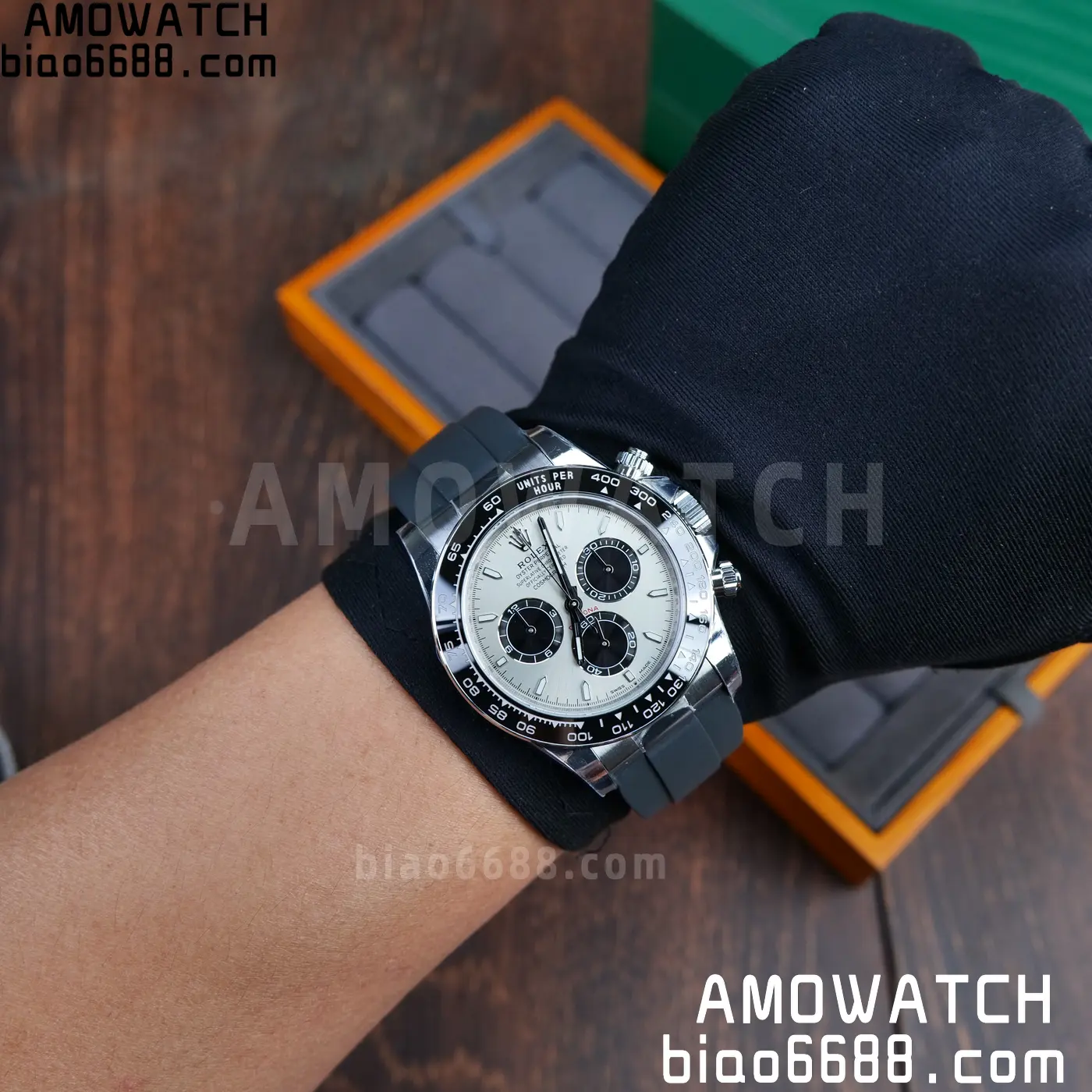 Rolex Daytona 126519 SS ARF 1:1 Best Edition Silver/Black Stick Dial on Oysterflex Strap DD4131 V2 (Weighted) 160g 77 3e3ea5f58ee24fa 阿默表行AmoWatch