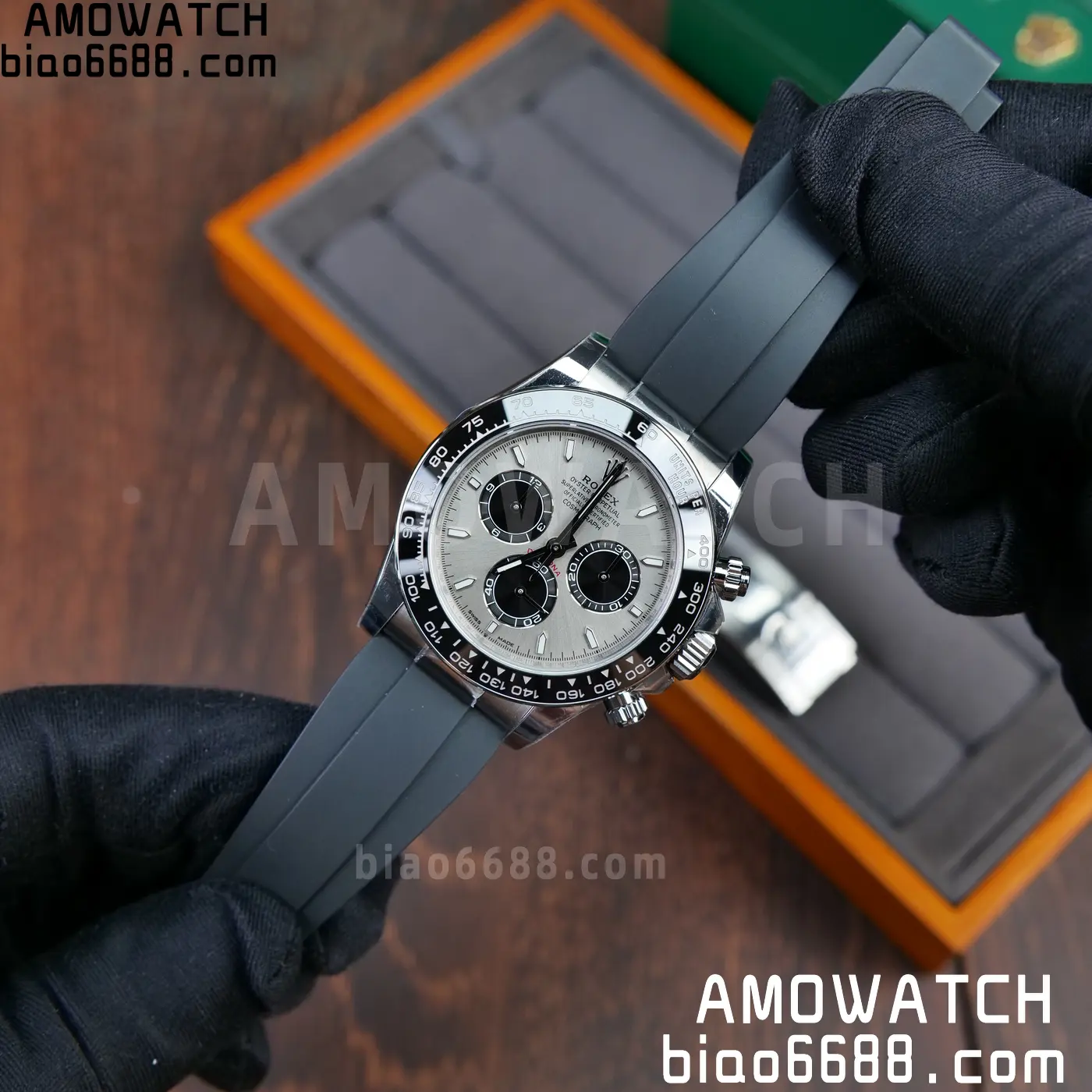 Rolex Daytona 126519 SS ARF 1:1 Best Edition Silver/Black Stick Dial on Oysterflex Strap DD4131 V2 (Weighted) 160g 55 4db6fa868efb9eb 阿默表行AmoWatch