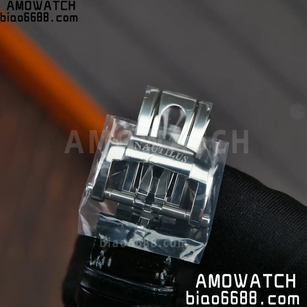 PP Nautilus 5711 DDF 1:1 Best Edition Gray Textured Dial on Black Leather Strap 324 (Weighted) 88 86f681e4bc8c78f 阿默表行AmoWatch