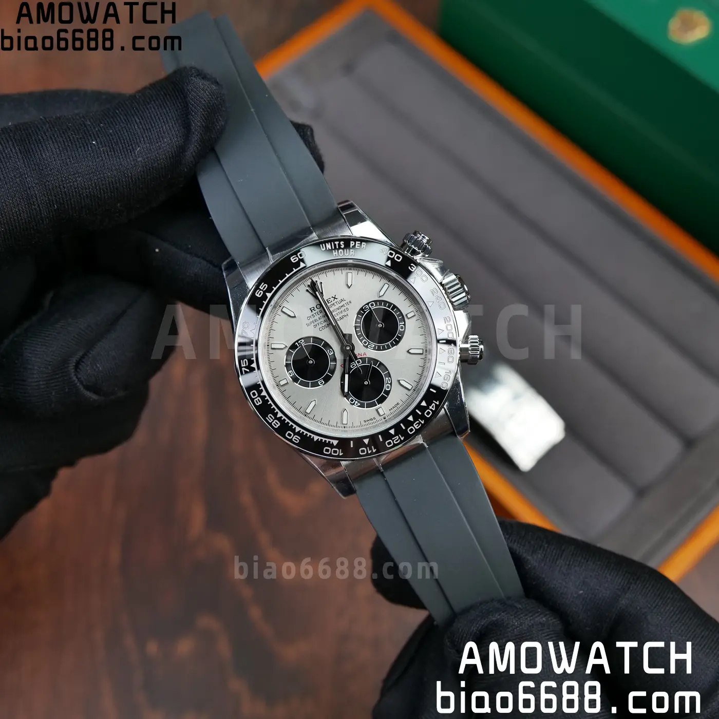 Rolex Daytona 126519 SS ARF 1:1 Best Edition Silver/Black Stick Dial on Oysterflex Strap DD4131 V2 (Weighted) 160g 54 d8507de4a0da021 阿默表行AmoWatch