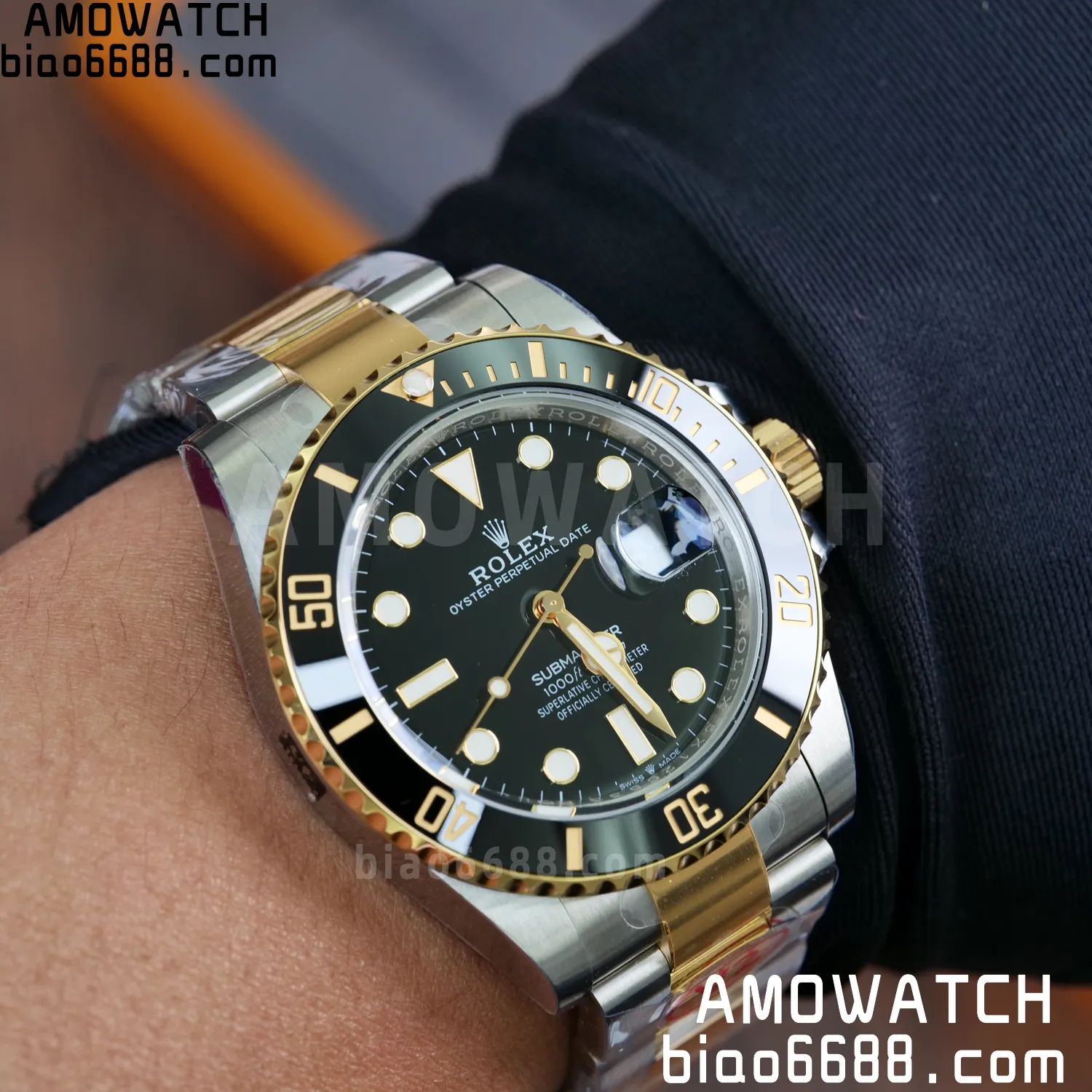Rolex Submariner 126613 LN SS/YG Black Ceramic 904L Steel VSF 1:1 Best Edition V2 176g 88 15618b46df8d6e7 AMO Watch