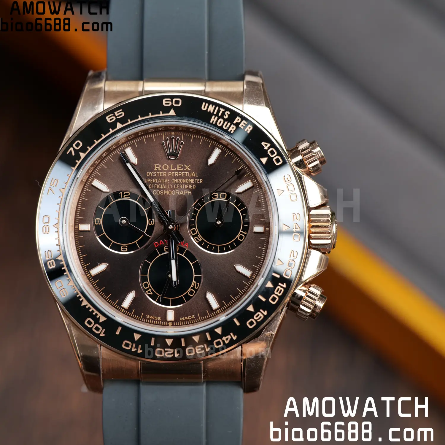 Rolex Daytona 126515 RG UFO 1:1 Best Edition RG Dial on Oysterflex Strap UF4131 (Free Sprung) 76 160c72dacbf89f5 AMO Watch