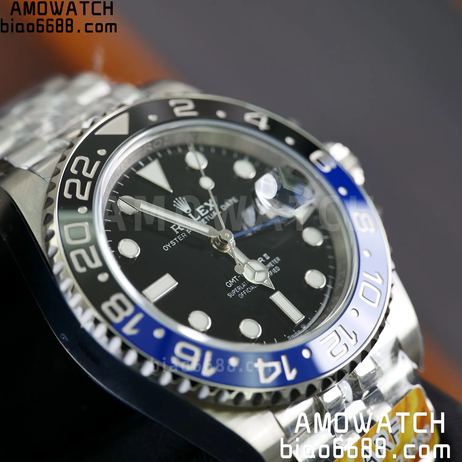 Rolex GMT-Master II 126710 BLRO Blue/Black Ceramic ARF Factory 1:1 Best Edition on Jubilee Bracelet DD3285 V2 78 187b8187817e85b AMO Watch