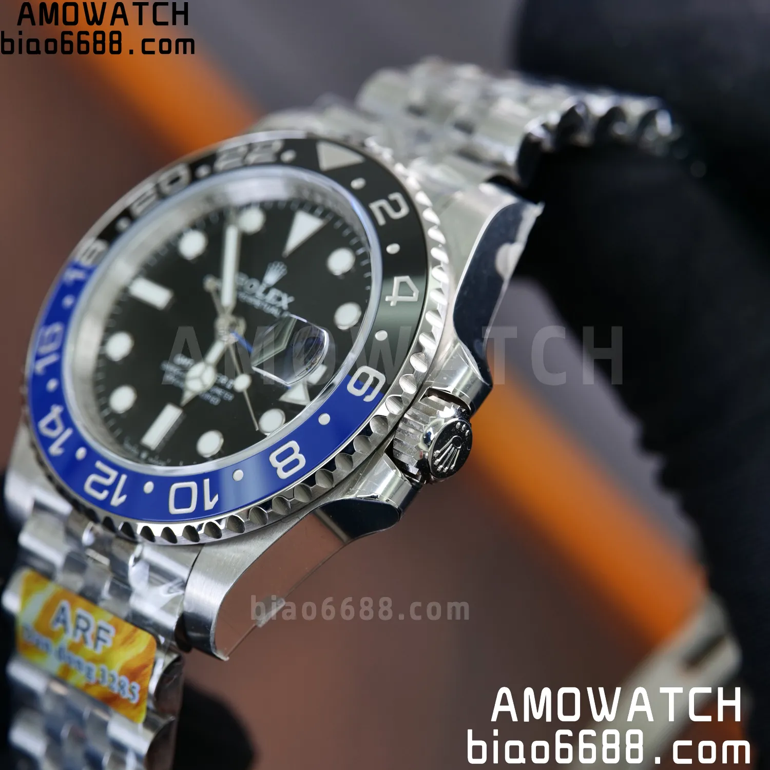 Rolex GMT-Master II 126710 BLRO Blue/Black Ceramic ARF Factory 1:1 Best Edition on Jubilee Bracelet DD3285 V2 70 20c18a88fc1d6b6 AMO Watch