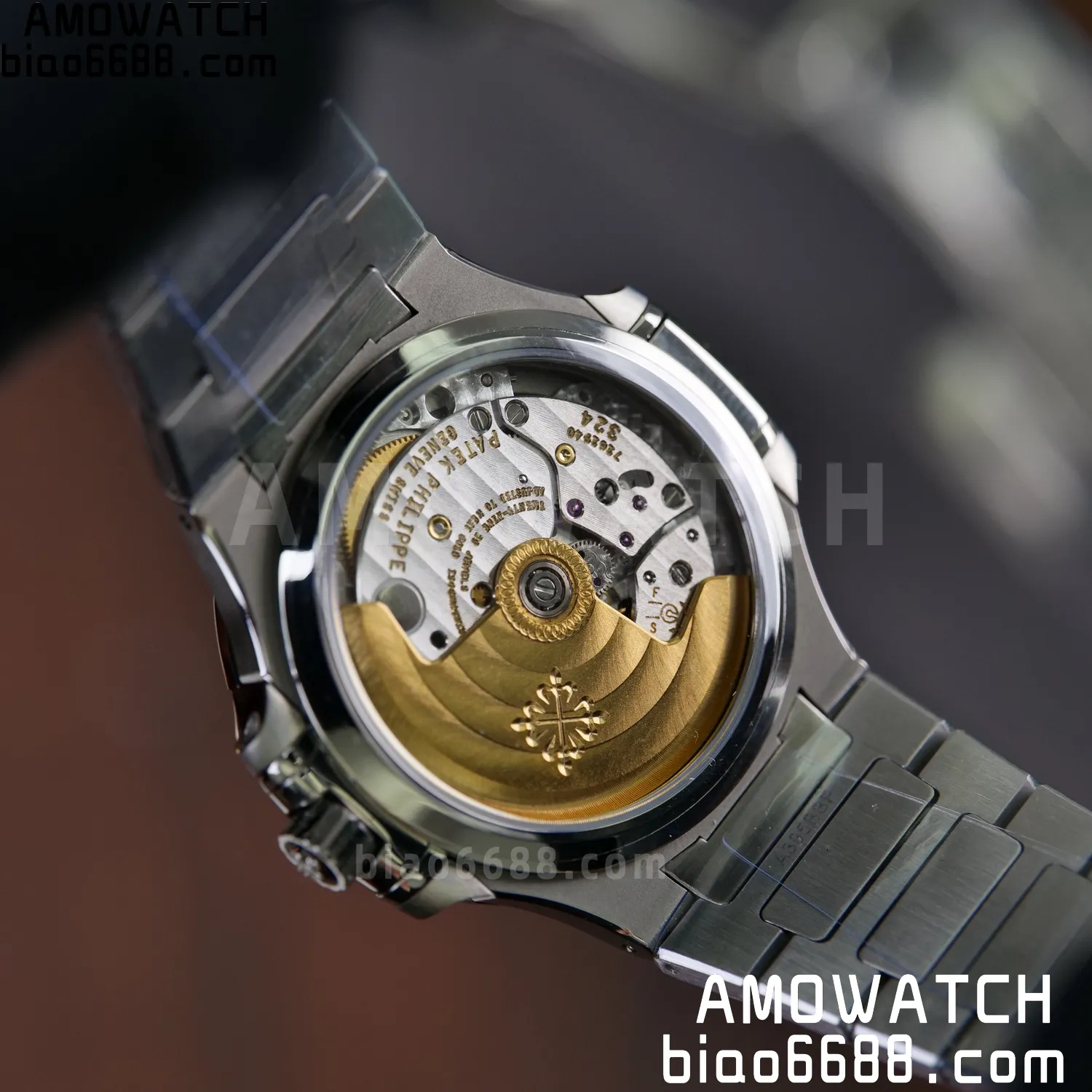PP Nautilus 7118 Ladies DDF 1:1 Best Edition Gray Dial on SS Bracelet A324 Super Clone 77 20d24e2fe056599 AMO Watch