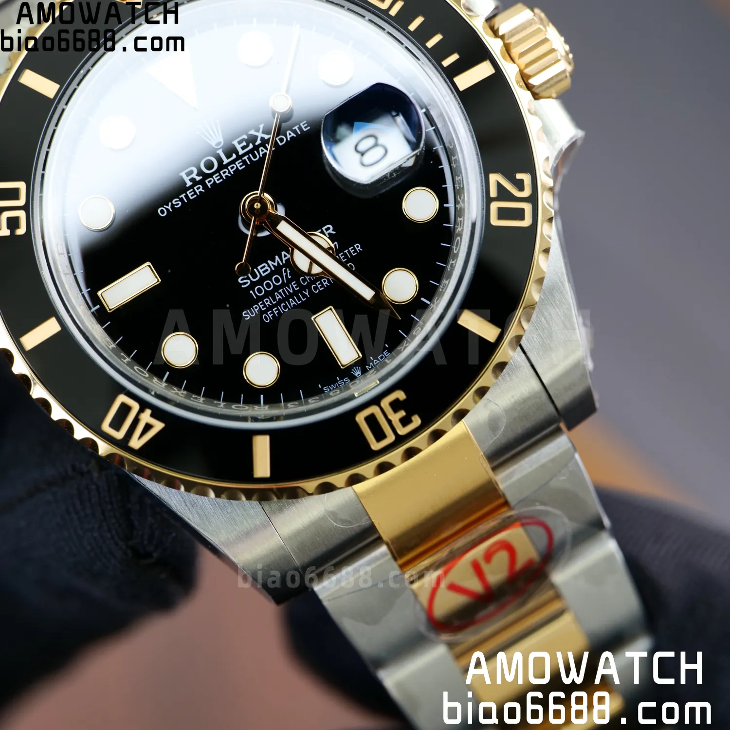 Rolex Submariner 126613 LN SS/YG Black Ceramic 904L Steel VSF 1:1 Best Edition V2 176g 79 22143564dbcf082 AMO Watch