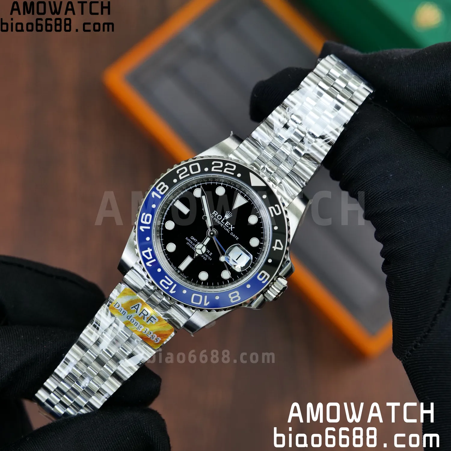Rolex GMT-Master II 126710 BLRO Blue/Black Ceramic ARF Factory 1:1 Best Edition on Jubilee Bracelet DD3285 V2 62 2cc54ef27b36bd6 AMO Watch