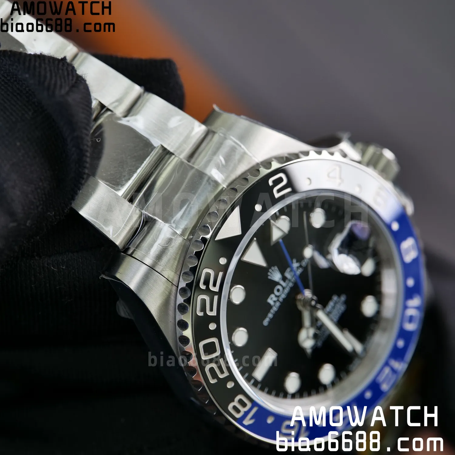 Rolex GMT-Master II 126710 BLRO Blue/Black Ceramic ARF Factory 1:1 Best Edition on Oyster Bracelet DD3285 V2 76 35b77276e360591 AMO Watch