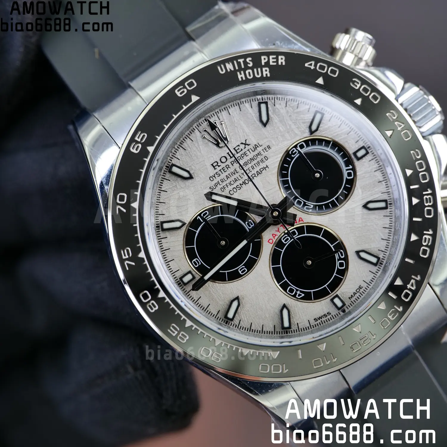 Rolex Daytona 126519 SS UFO 1:1 Best Edition Meteorite Dial on Oysterflex Strap UF4131 (Free Sprung) 77 3b1ed5c1590b1bc 阿默表行AmoWatch