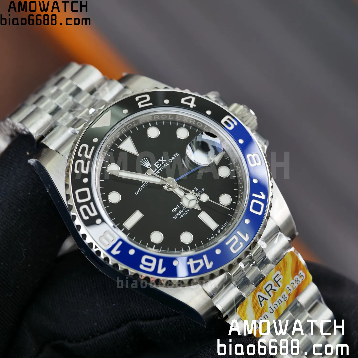 Rolex GMT-Master II 126710 BLRO Blue/Black Ceramic ARF Factory 1:1 Best Edition on Jubilee Bracelet DD3285 V2 71 3eb27f903b01b9e AMO Watch