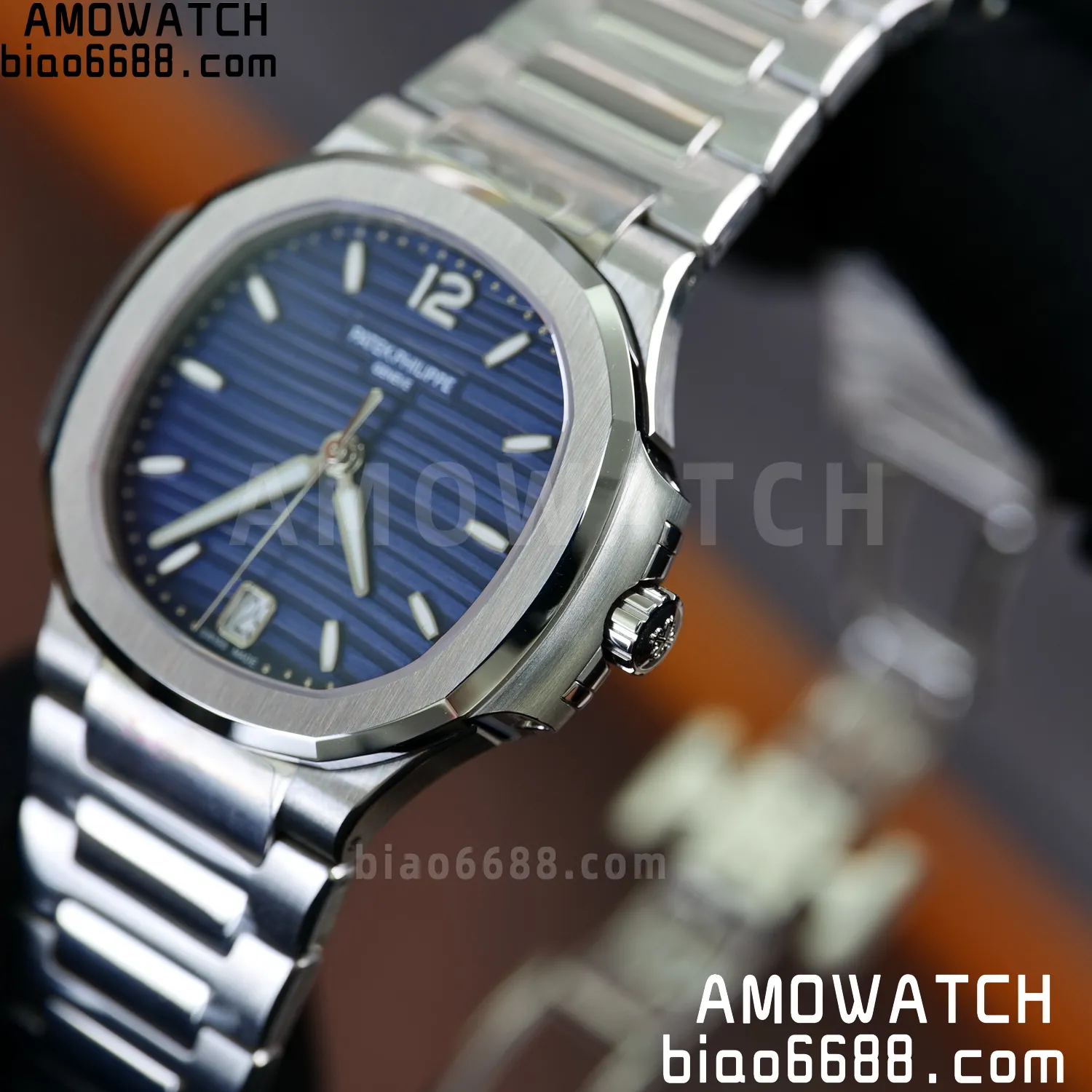 PP Nautilus 7118 Ladies DDF 1:1 Best Edition Blue Dial on SS Bracelet A324 Super Clone 69 4223dd77103afa5 AMO Watch