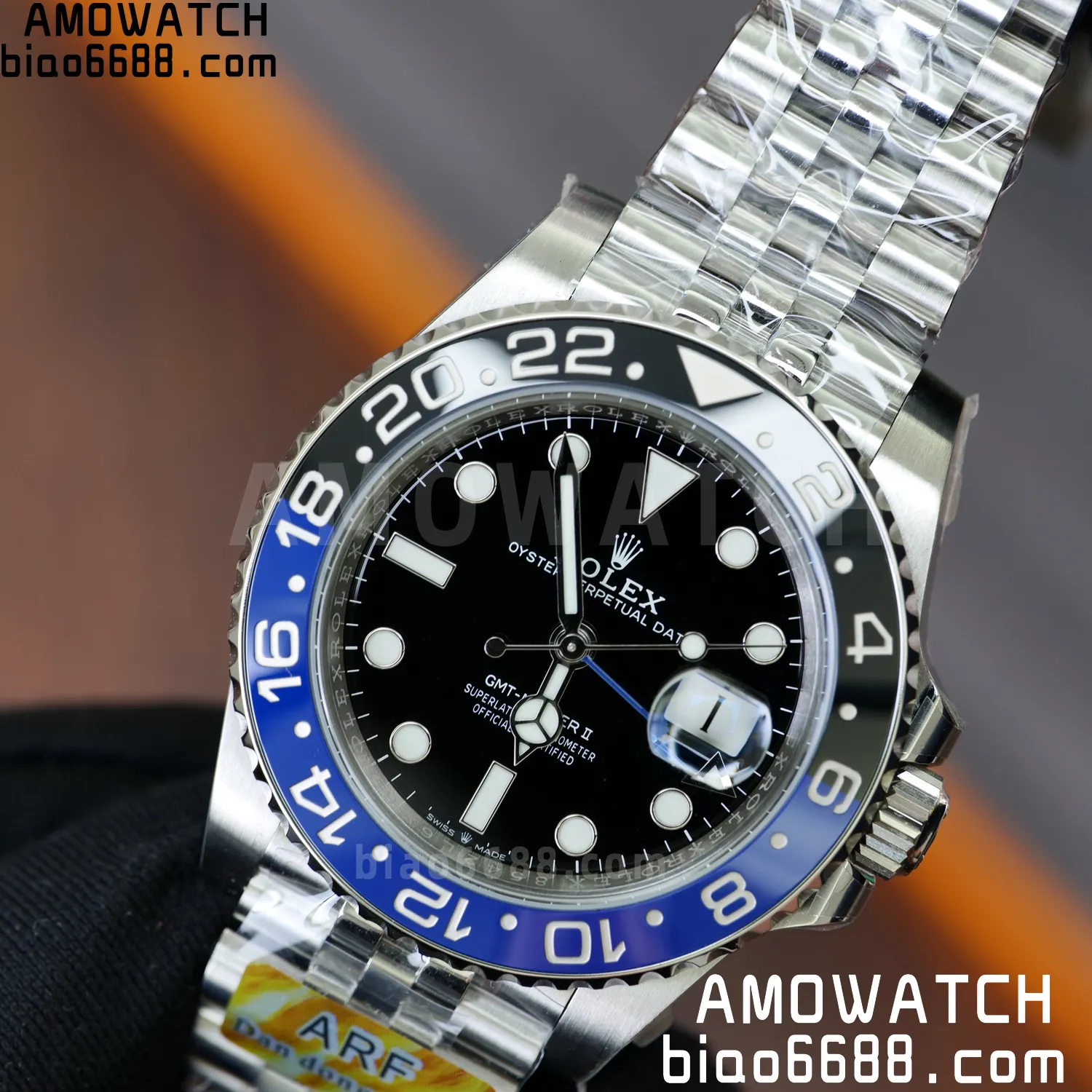 Rolex GMT-Master II 126710 BLRO Blue/Black Ceramic ARF Factory 1:1 Best Edition on Jubilee Bracelet DD3285 V2 79 4848c3fd2dc9c16 AMO Watch