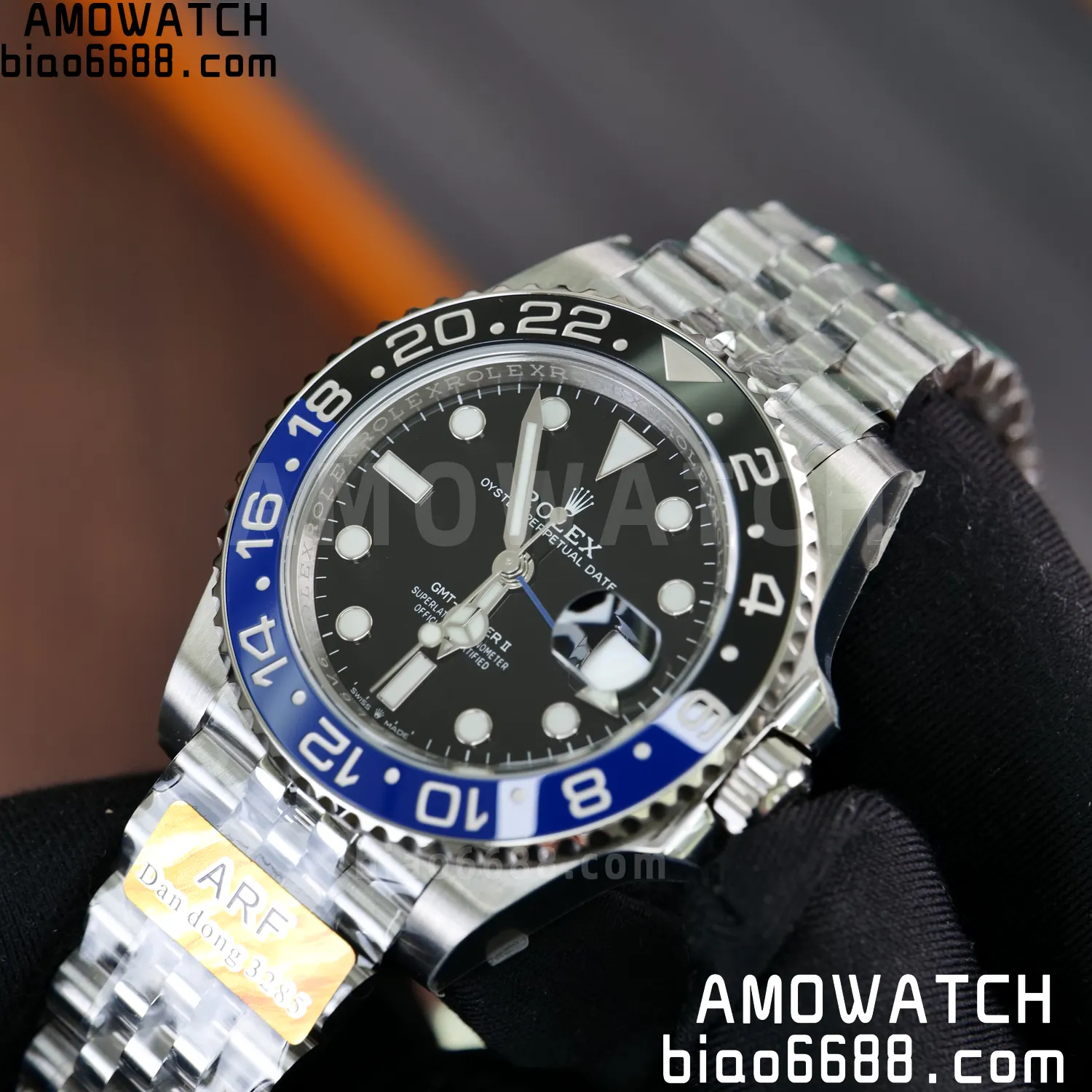 Rolex GMT-Master II 126710 BLRO Blue/Black Ceramic ARF Factory 1:1 Best Edition on Jubilee Bracelet DD3285 V2 72 50fe45b20e0ad78 AMO Watch