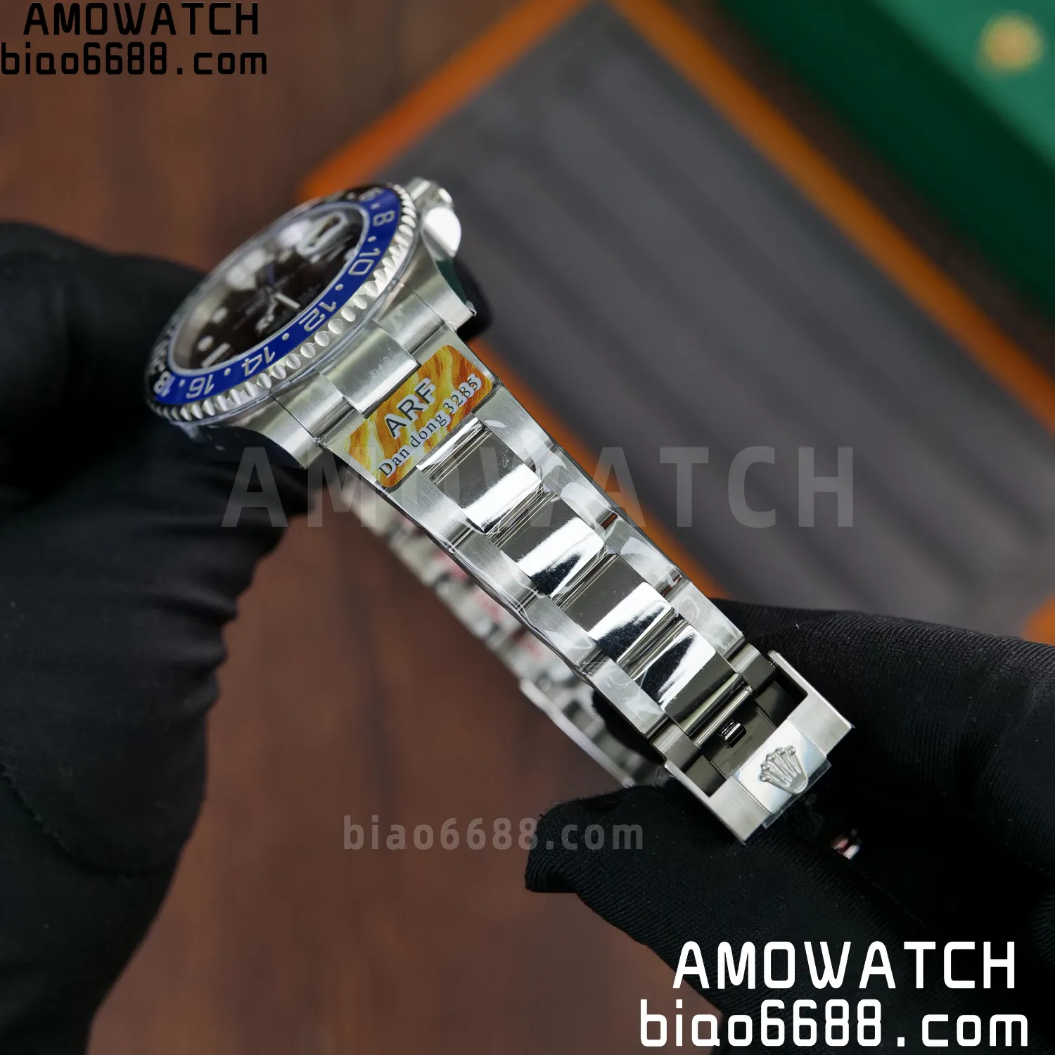 Rolex GMT-Master II 126710 BLRO Blue/Black Ceramic ARF Factory 1:1 Best Edition on Oyster Bracelet DD3285 V2 67 51af820ea430211 AMO Watch