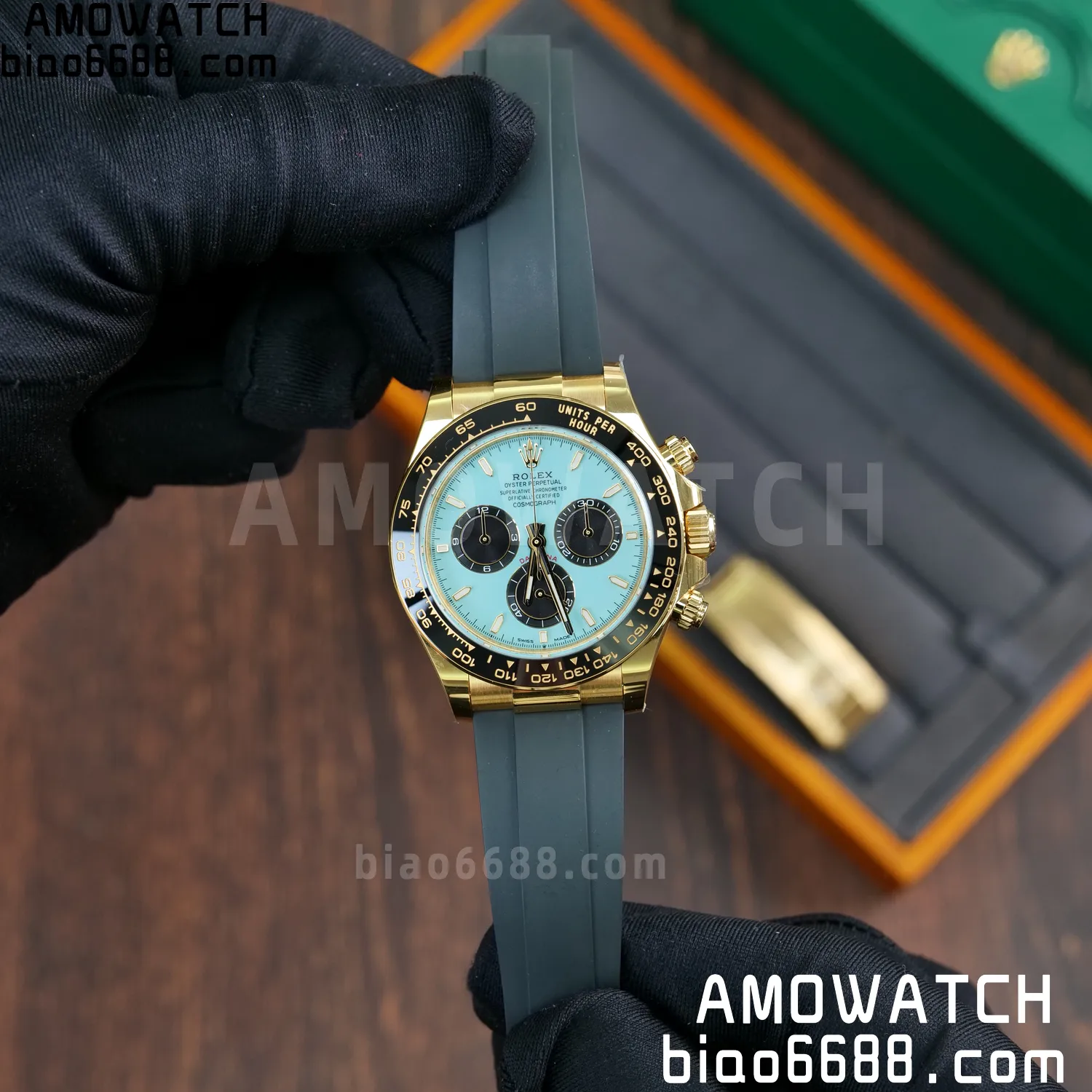 Rolex Daytona 126518 YG ARF 1:1 Best Edition Tiffany Stick Dial on Oysterflex Strap DD4131 V2 (Weighted) 160g 61 535cdfe1de7d1a8 阿默表行AmoWatch