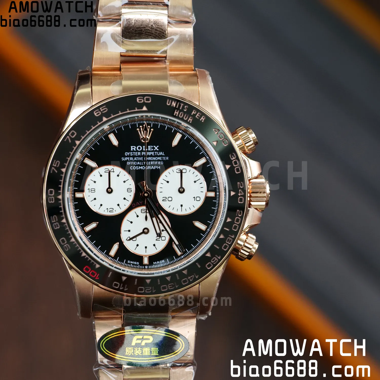 Rolex Daytona Le Mans CBDF 1:1 Best Edition on RG Brcelet 4132 210g 74 584bc7a0bcd3ce9 阿默表行AmoWatch